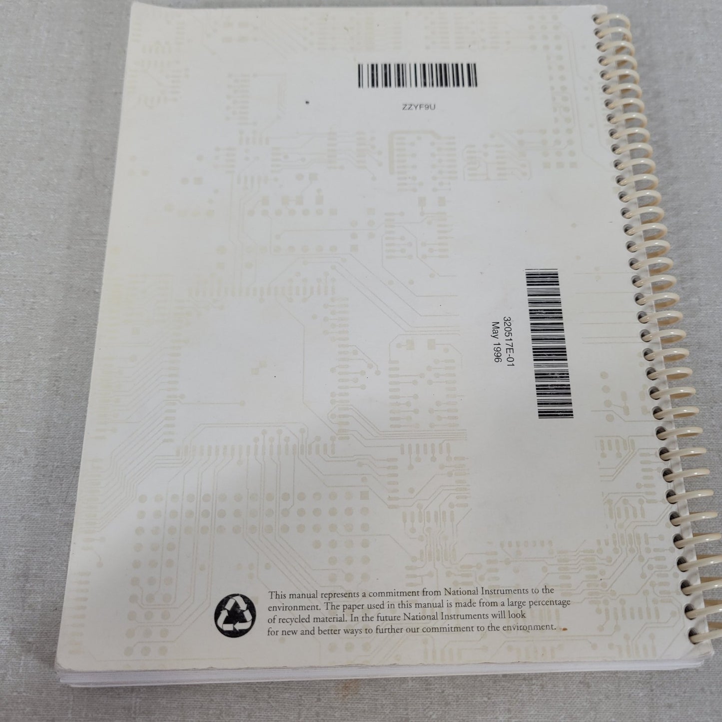 National Instruments 320517E-01 AT-MIO/AI E Series DAQ User Manual May 1996 OEM
