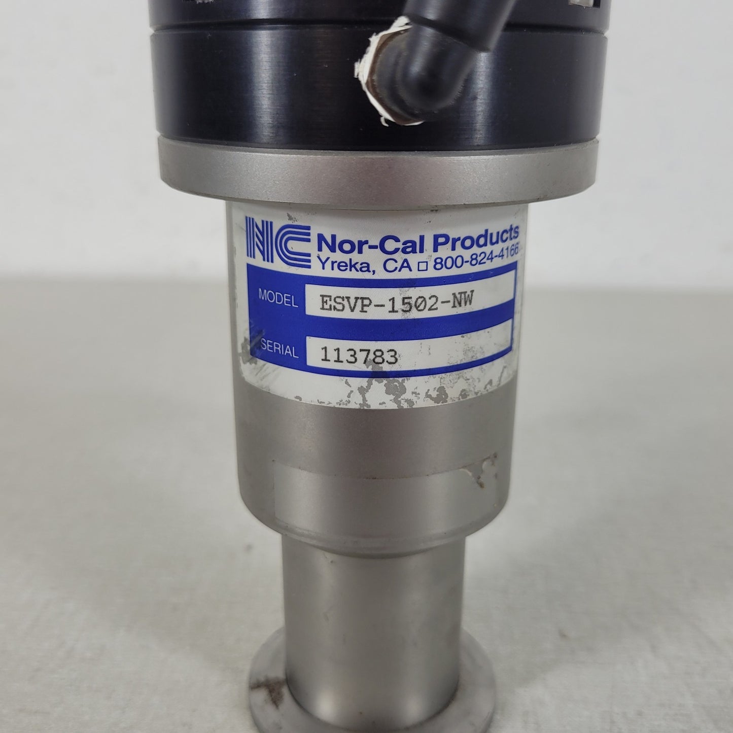 Nor-Cal ESVP-1502-NW Pneumatic High Vacuum Isolation Angle Valve KF40 NW40 QF40