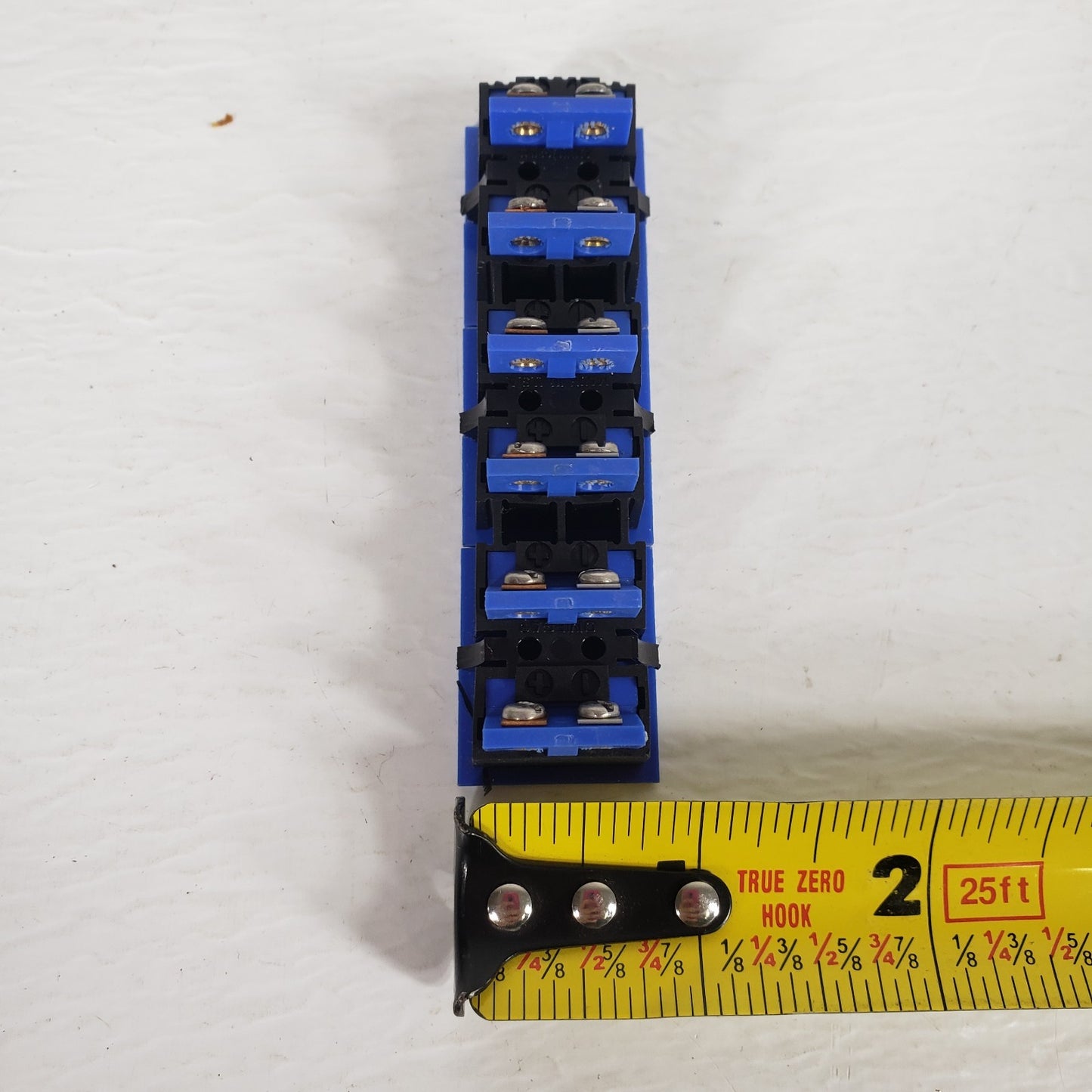 Omega Type T Thermocouple Terminal Block Panel Mount 6-Gang Polarized 2 Pin
