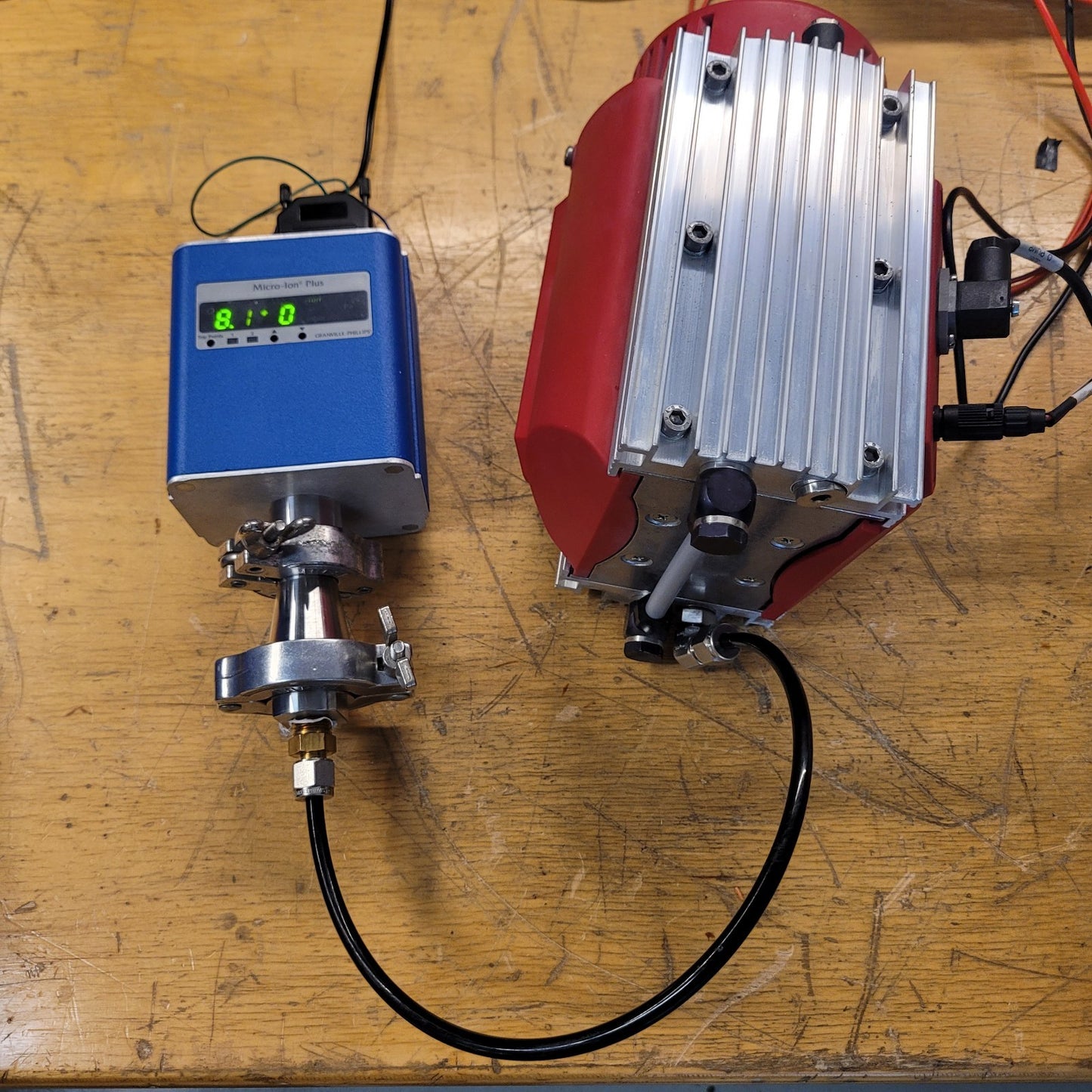 Tested 8 Torr: Pfeiffer MVP-020-3DC Diaphragm Foreline Vacuum Pump 24V Swagelok
