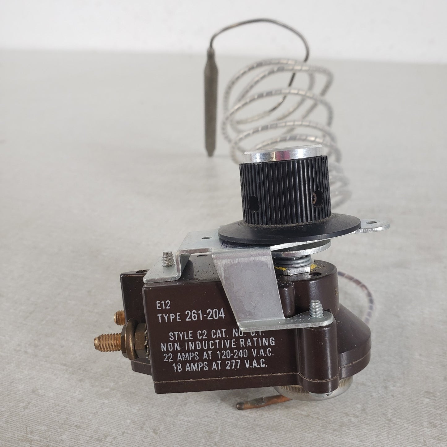 White Rodgers E12 Type 261-204 Thermostat Style C2 CAT Max Temp 265°F