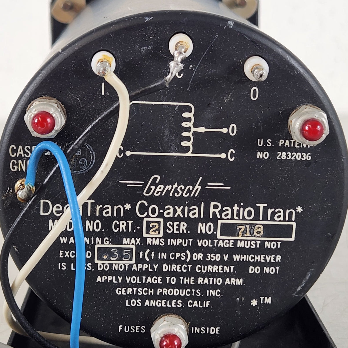 Gertsch CRT-3 Coaxial RatioTran DecaTran AC Voltage Divider Transformer