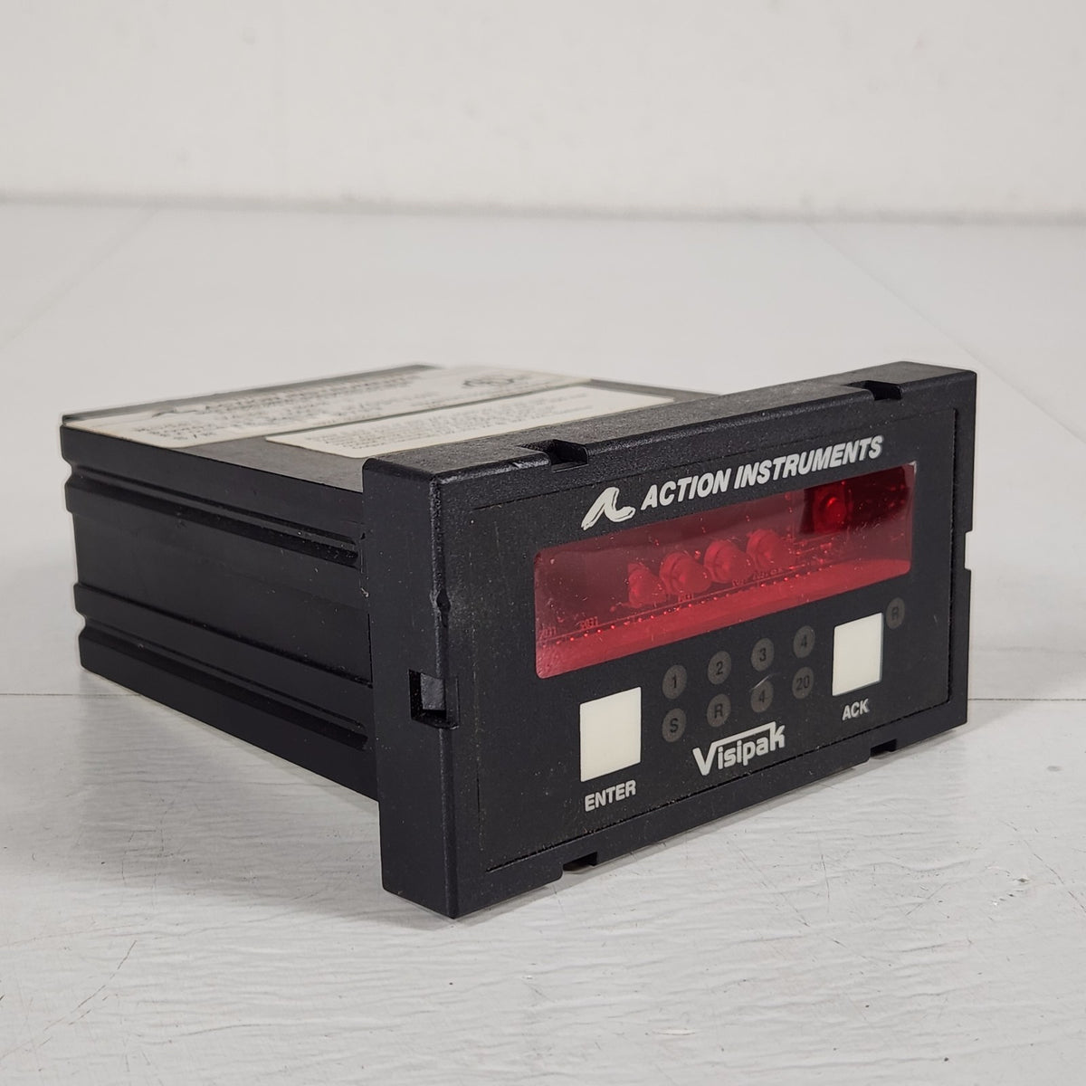 Action Instruments V438-1000-1 VisiPak DC Process Panel Meter 120VAC 2 Relays
