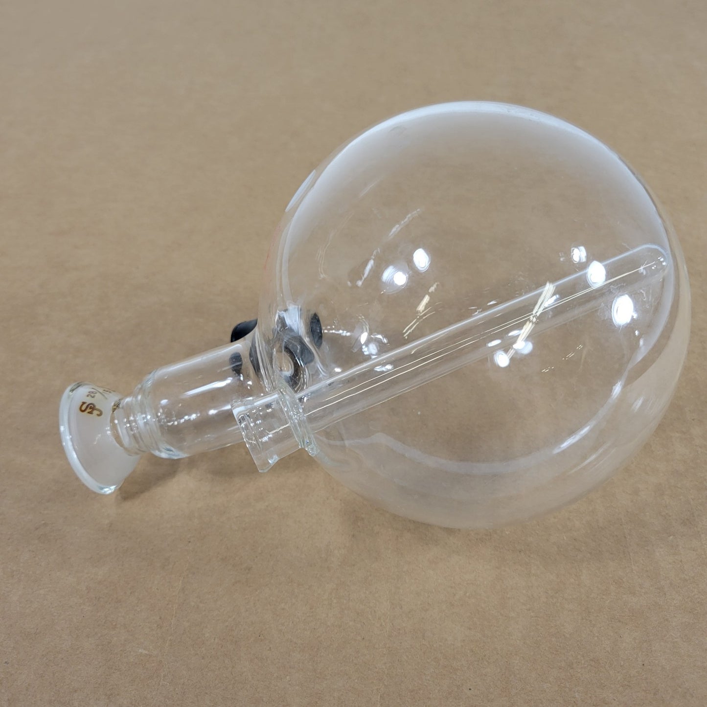 Kimble Kontes 1000mL 28/15 Spherical Joint Side Thermometer Well & Side Inlet