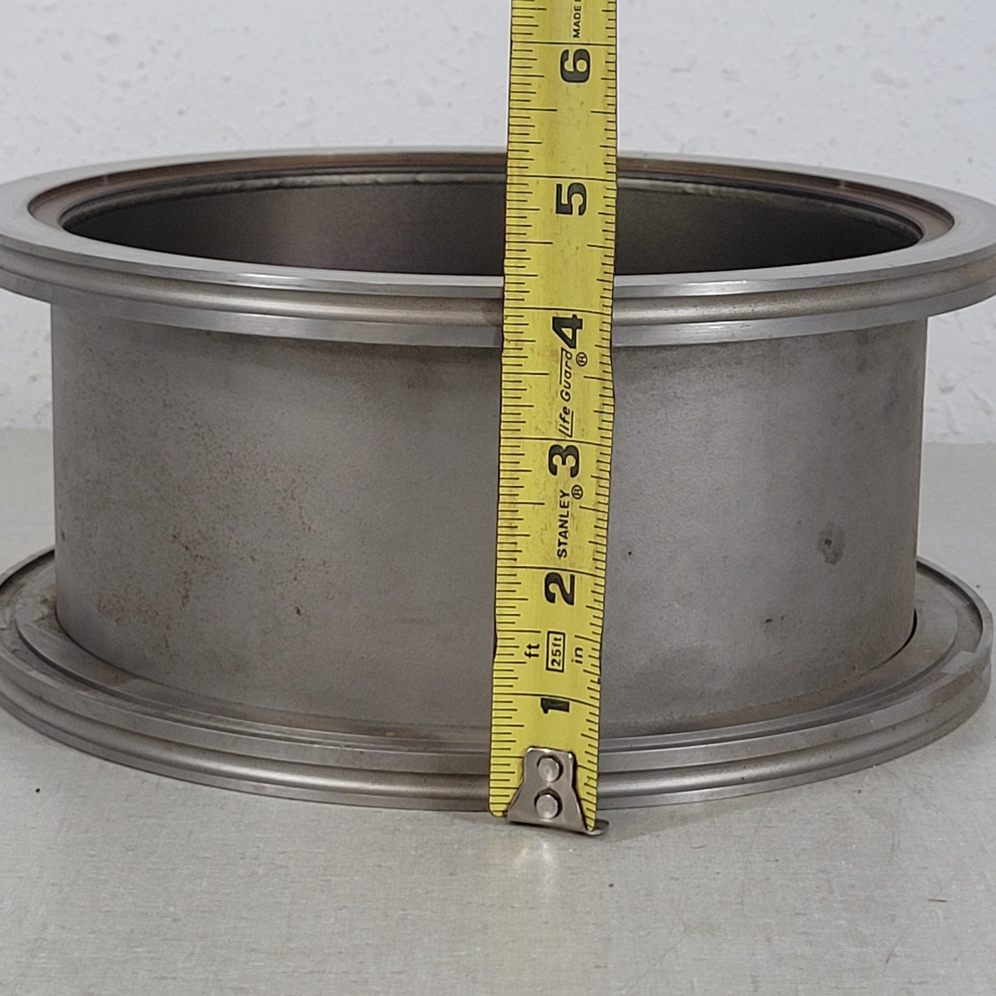 ISO-K 200 NW200 LF200 4.25in Stainless Steel High Vacuum Nipple Flange Chamber