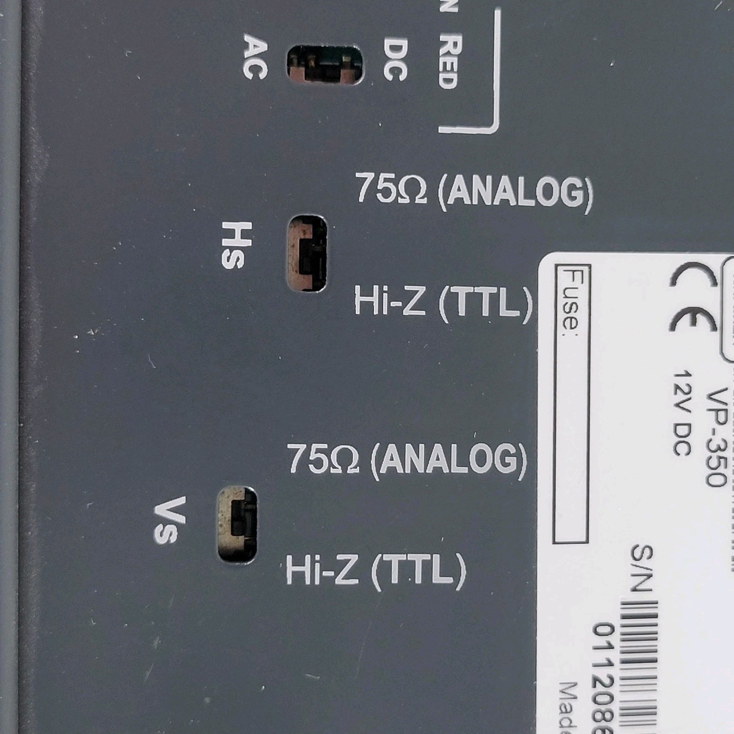 TESTED Kramer VP-350 1:3 UXGA VGA Distribution Amplifier 15-Pin