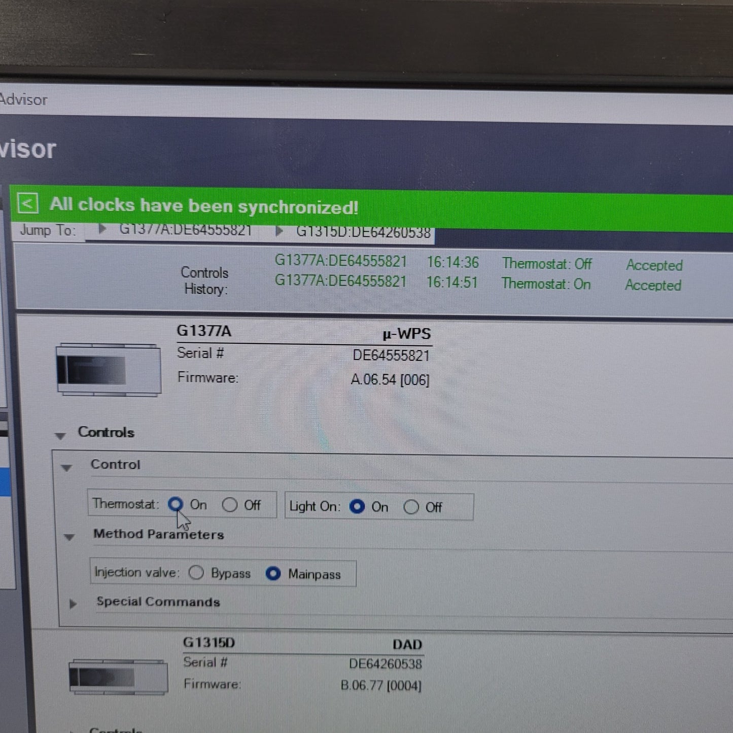 TESTED Agilent G1330B 1200 FC/ALS Therm Autosampler Thermostat HPLC Module