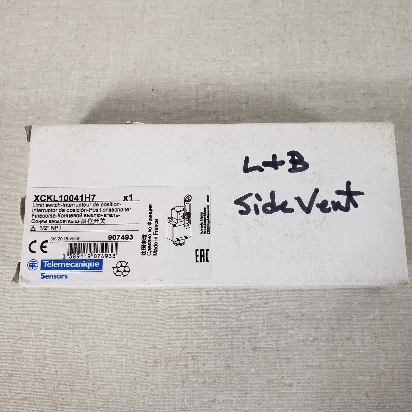 TELEMACANIQUE XCKL10041H7 Limit Switch for Circuits, XCKL, ZCKG00, ZCK-Y41