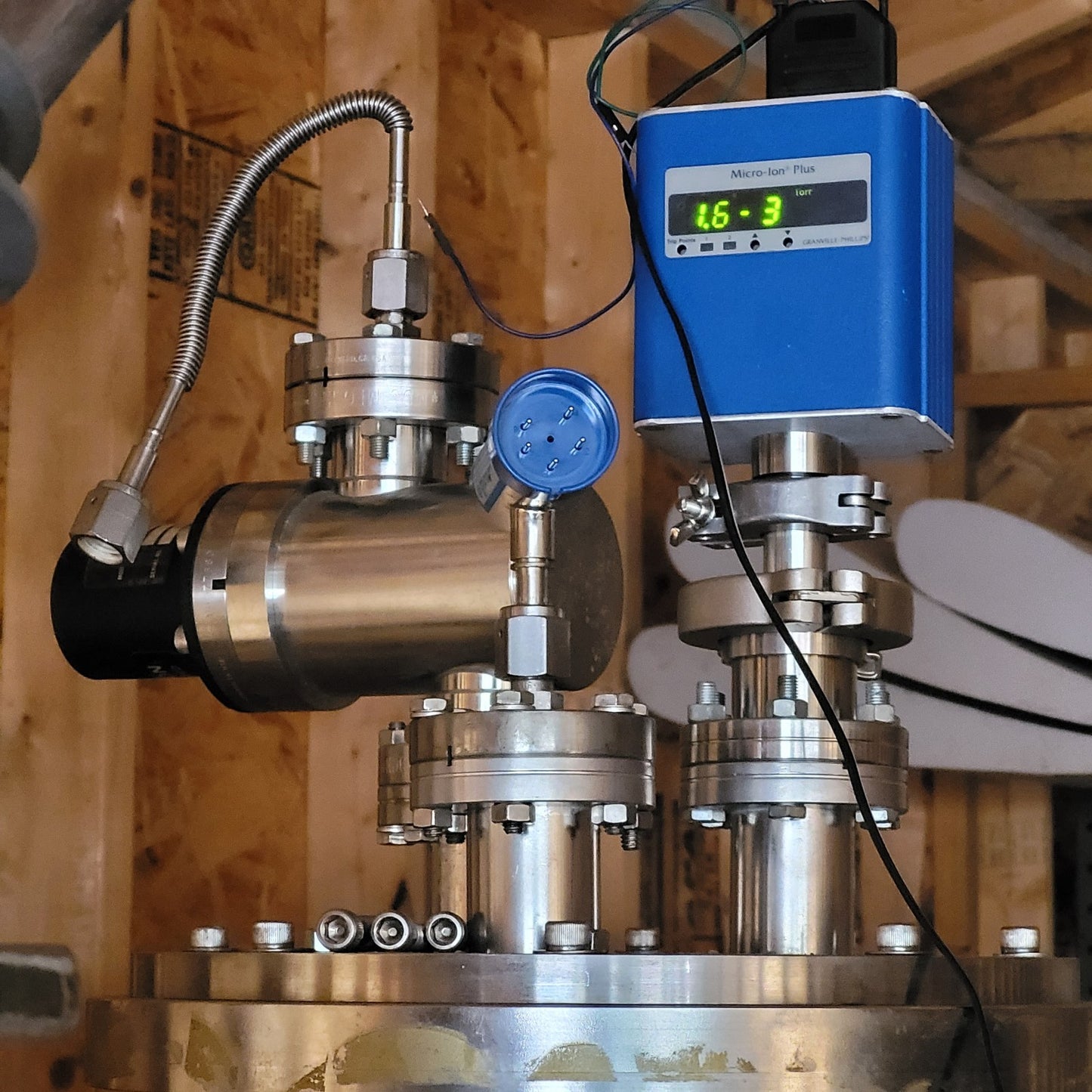 40" 1000L High Vacuum PVD Sputter Chamber Rotating Substrate Stages Thin Film