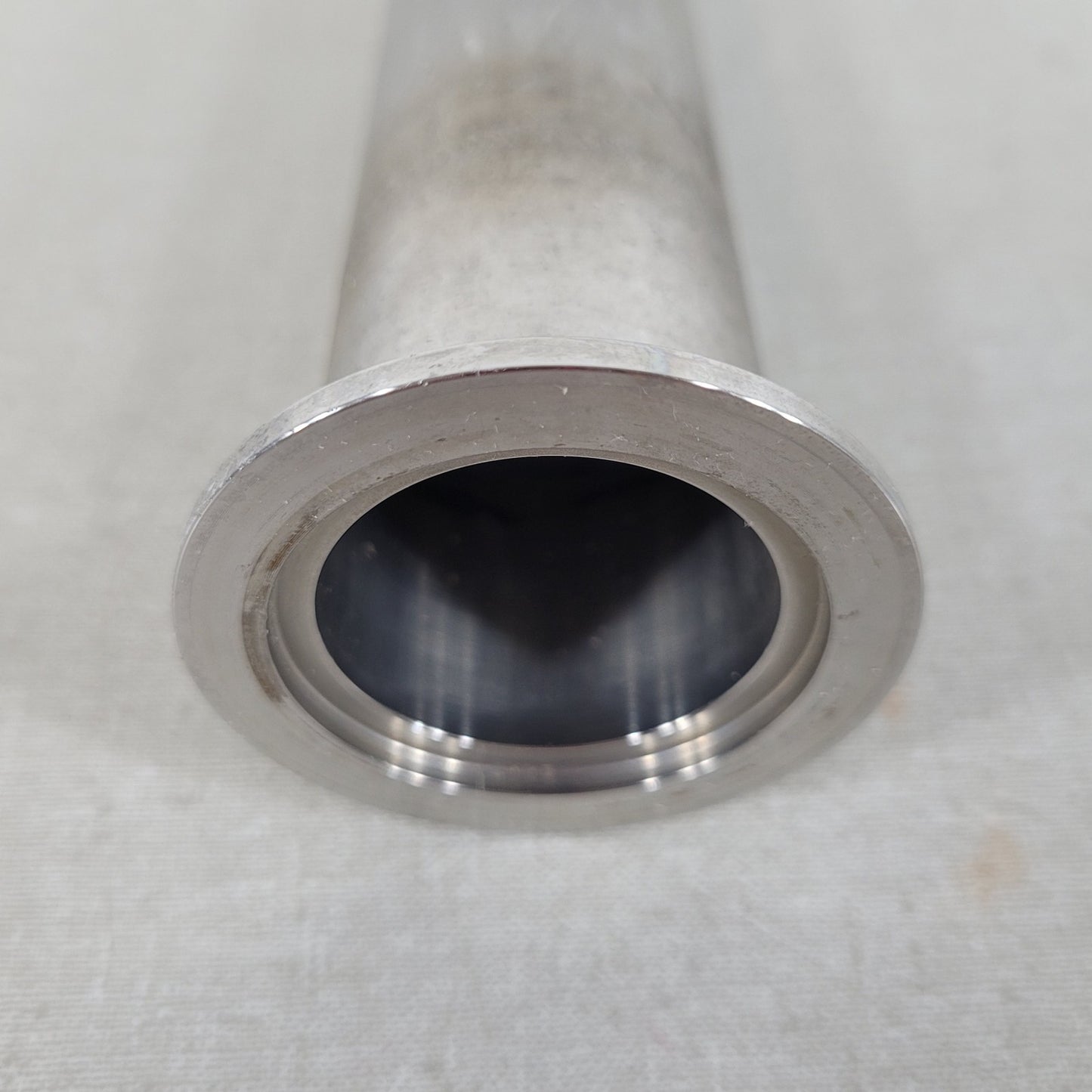 KF40 NW40 QF40 16.5" Full Nipple Straight Tube High Vacuum Stainless Steel