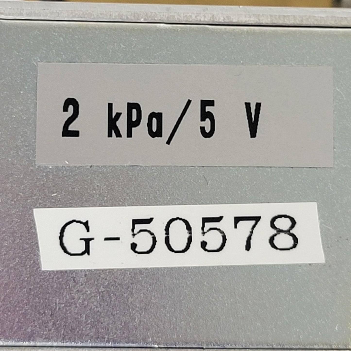 Fukuda MSZ-0910, 40NO-9510, MSZ Fluidics Control 2 kPa/5V, No Dial Gauges