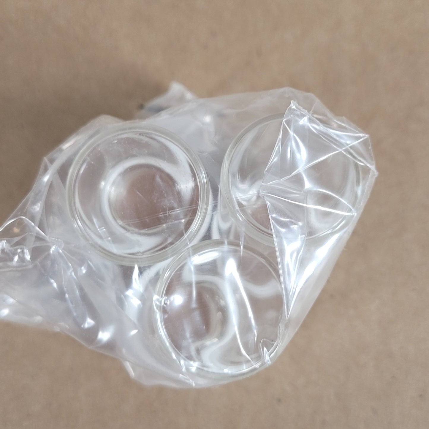 3 Units Shimadzu 228-21280-91 15 mL Glass Vials With Caps & PTFE Silicone Septa