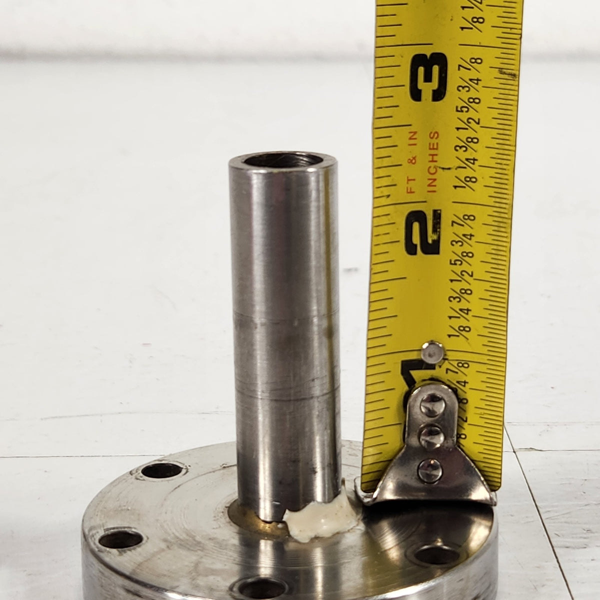 2.75" DN35CF CF Conflat 1/2" Bore 2.25" Straight Tube High Vacuum 304SS