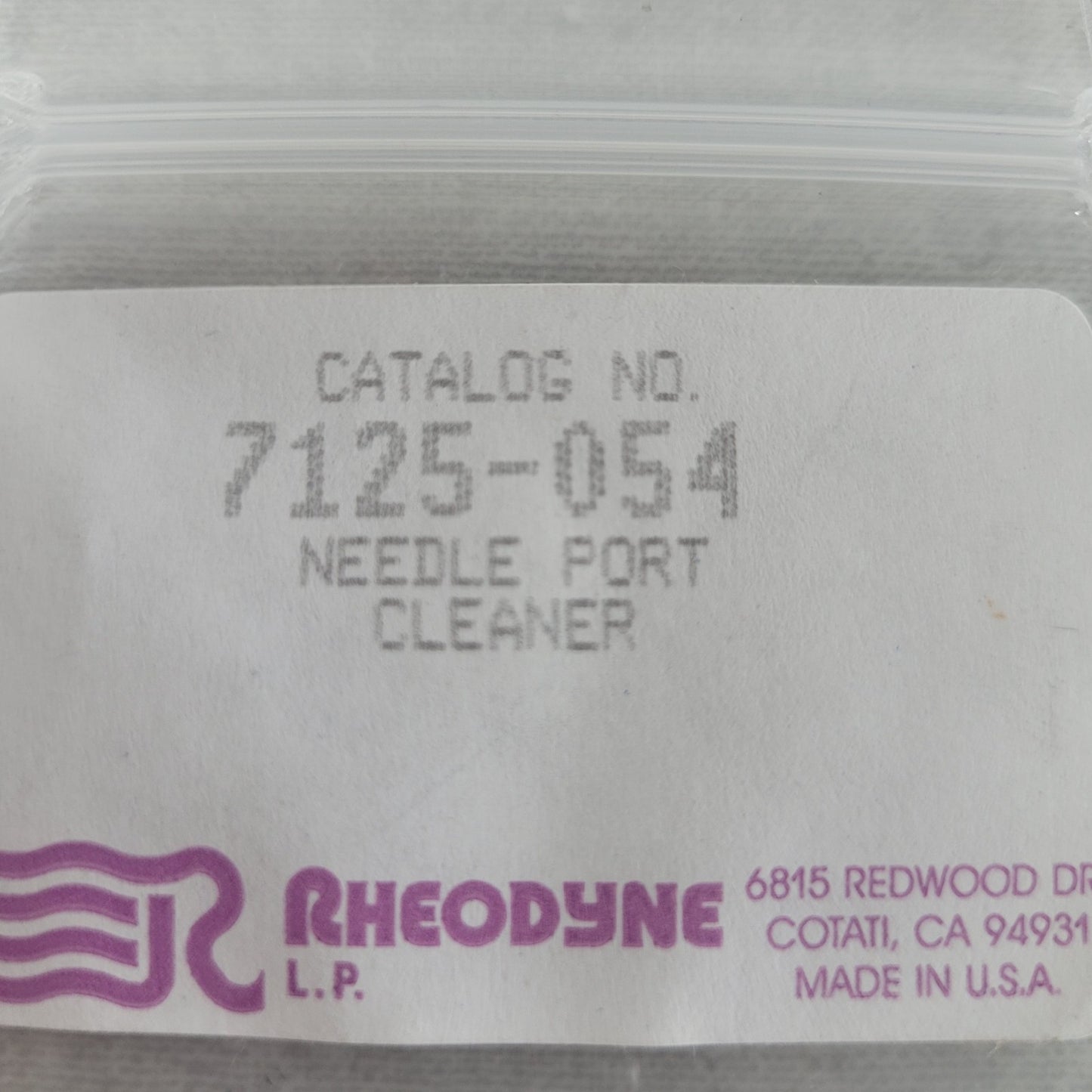 Rheodyne 7125-054 HPLC Injector Valve Needle Port Cleaner Tool IDEX