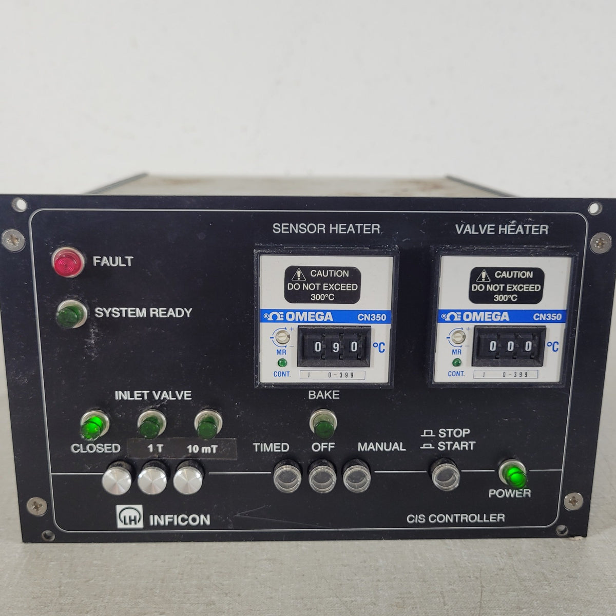 Leybold INFICON 908-140-G2 CIS Sensor Valve Heater Controller 230V