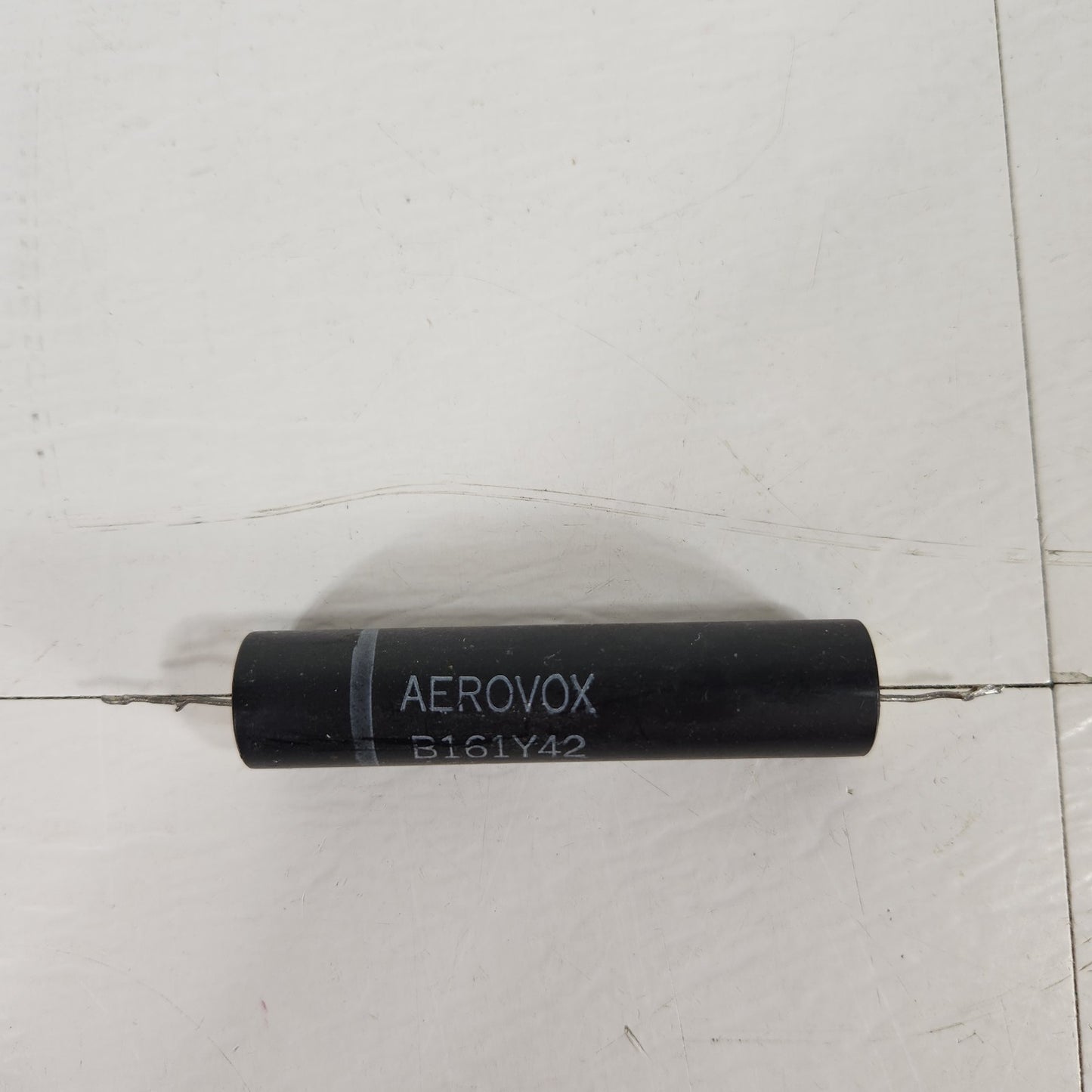 Aerovox B161Y42 500pF 15kV High Voltage Polyester Film Axial Capacitor