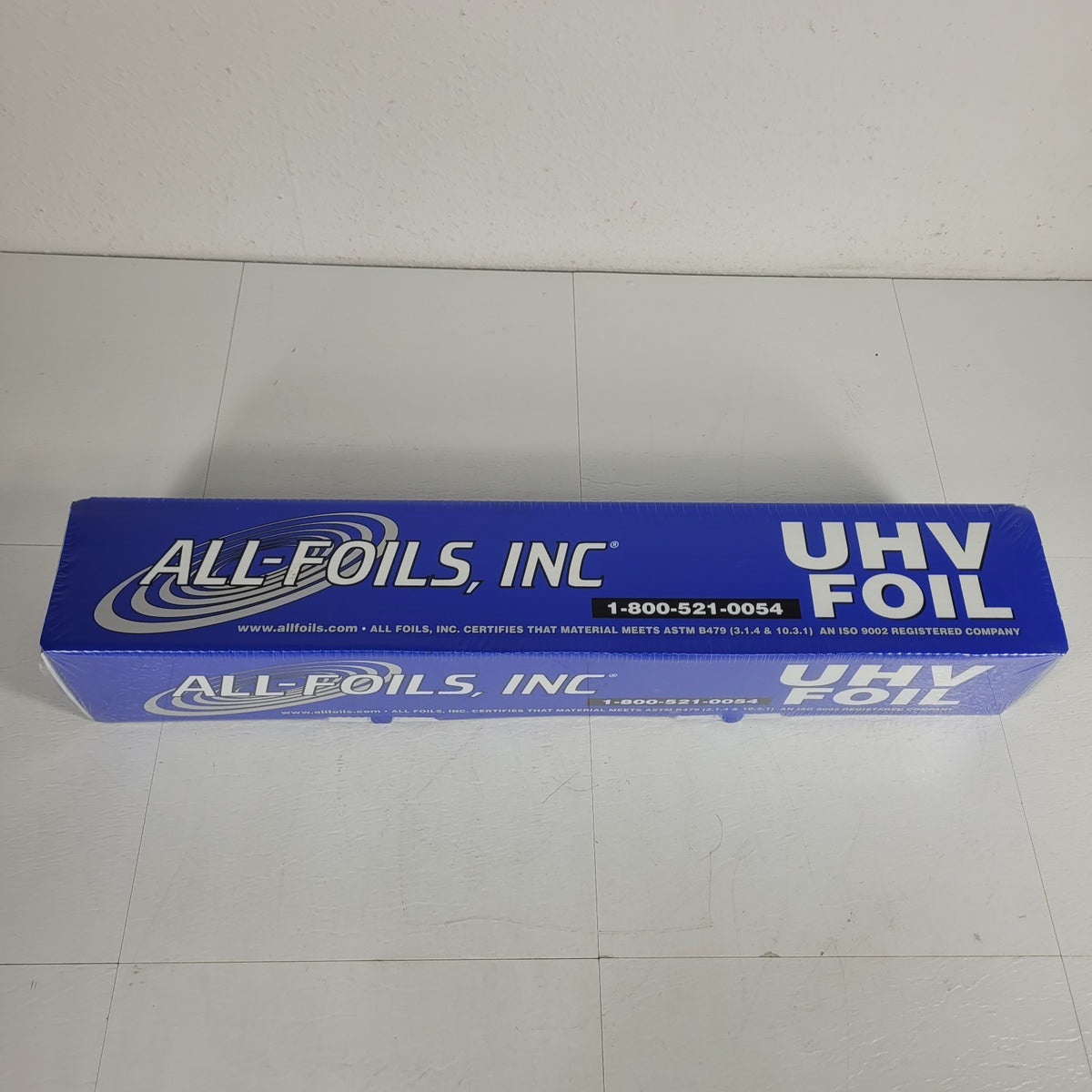 NEW All Foils UHV Aluminum Foil .001" x 24" x 500' ASTM B479 Cleanroom Vacuum