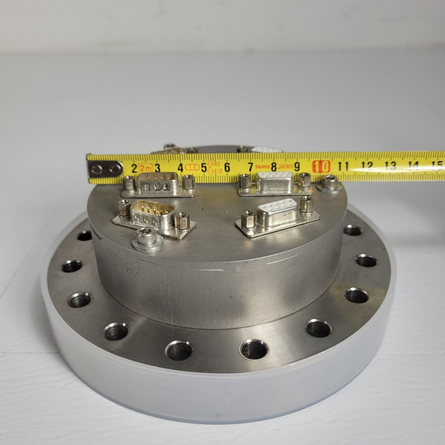 MDC Conflat DN100CF 6" CF 6x DB-9 Serial Feedthrough UHV Ultra High Vacuum SS