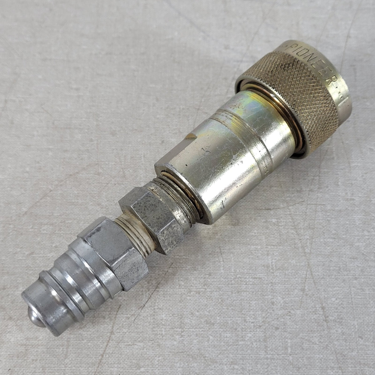 Pioneer 4050-4 & 4010-3 Hydraulic Quick Coupler & Male Tip 1/2" 3/8" NPTF