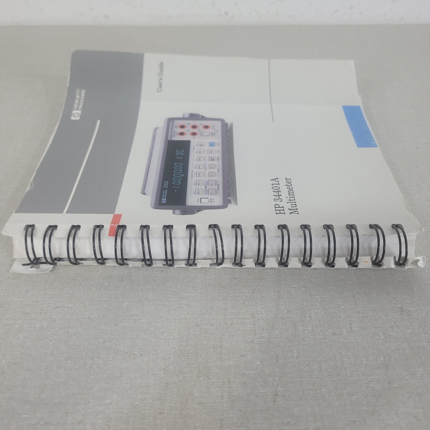 HP Agilent 34401A 6.5-Digit Digital Multimeter User Guide Manual 34401-90004