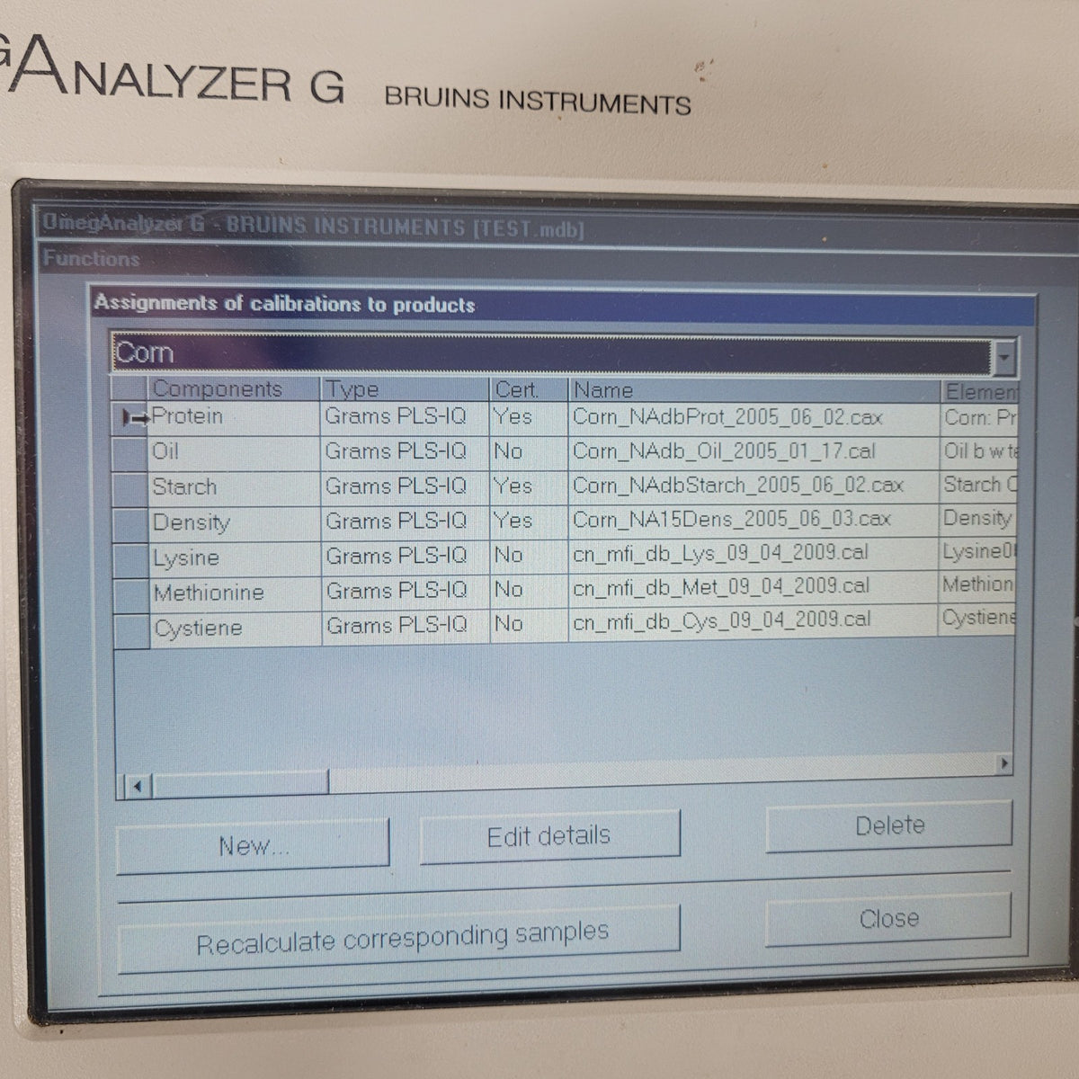 TESTED Bruins OmegAnalyzer G NTEP NIR Grain Seed Protein Moisture Analyzer