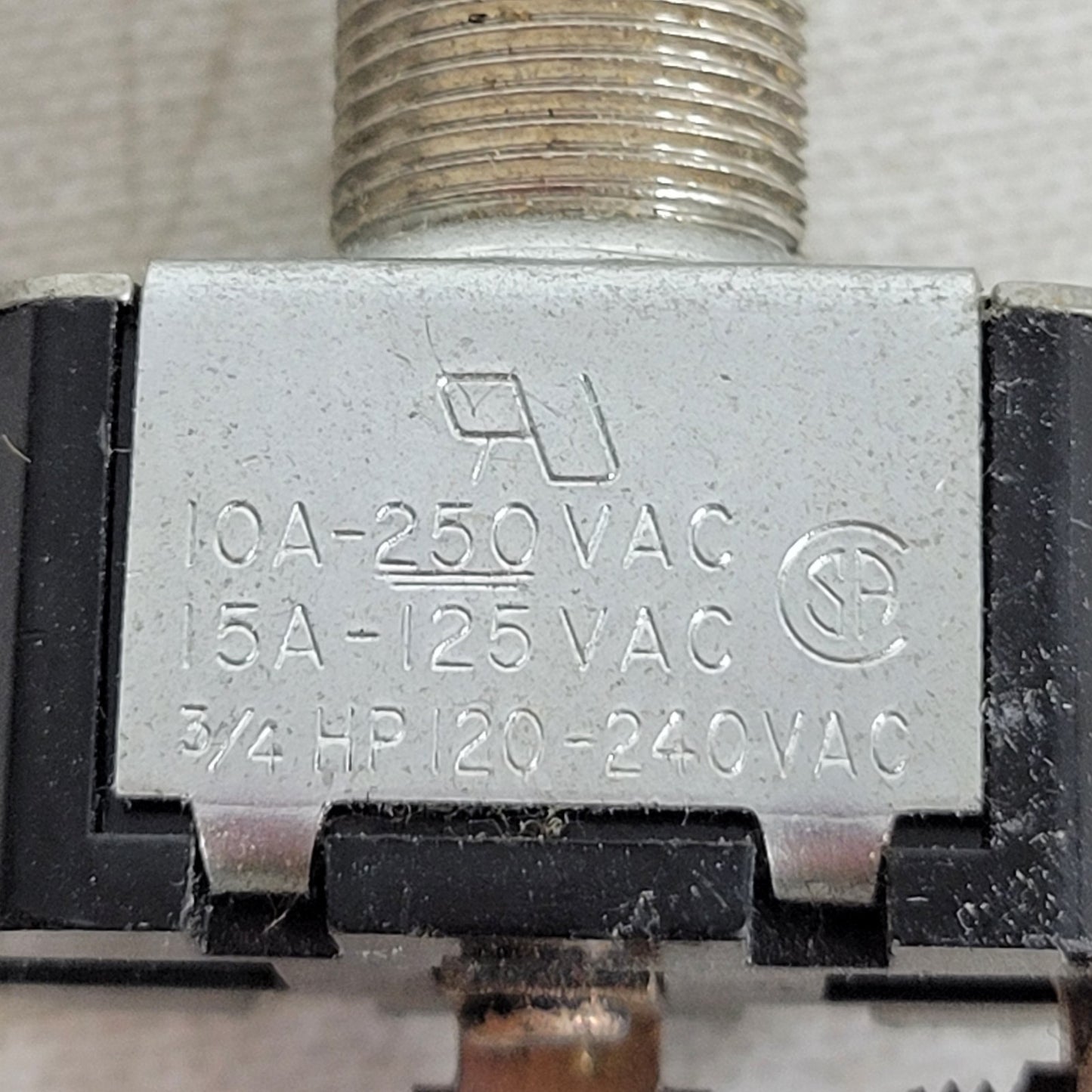 3 Units Carling Technologies Toggle Switches 10A 250VAC 15A 125VAC 3/4HP