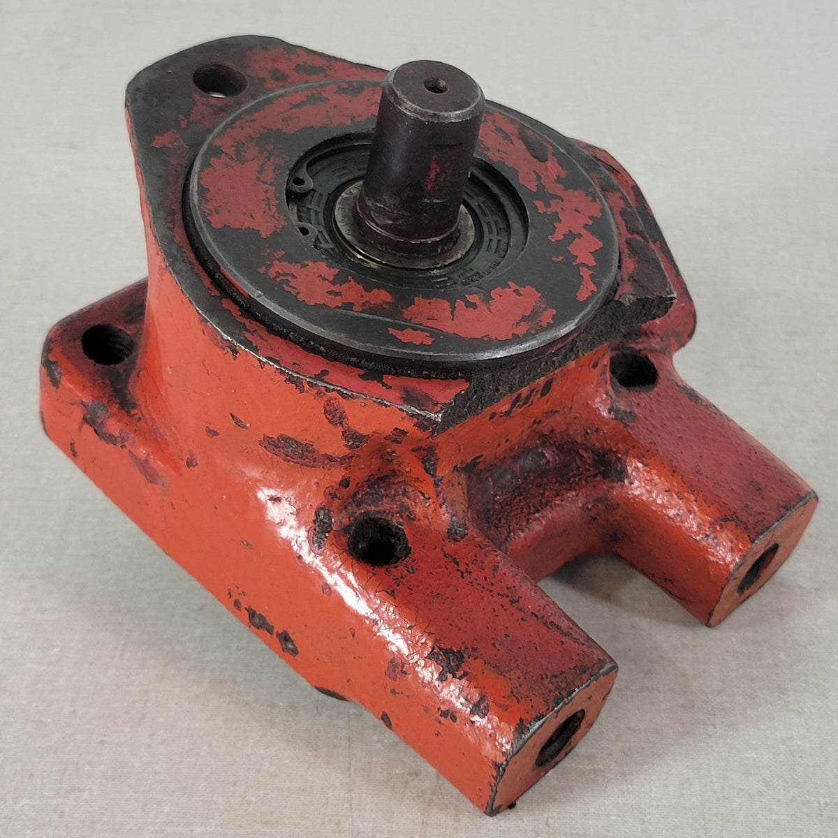 Vintage CROSS 4-Port Rotary Hydraulic Selector Directional Valve Cast Iron
