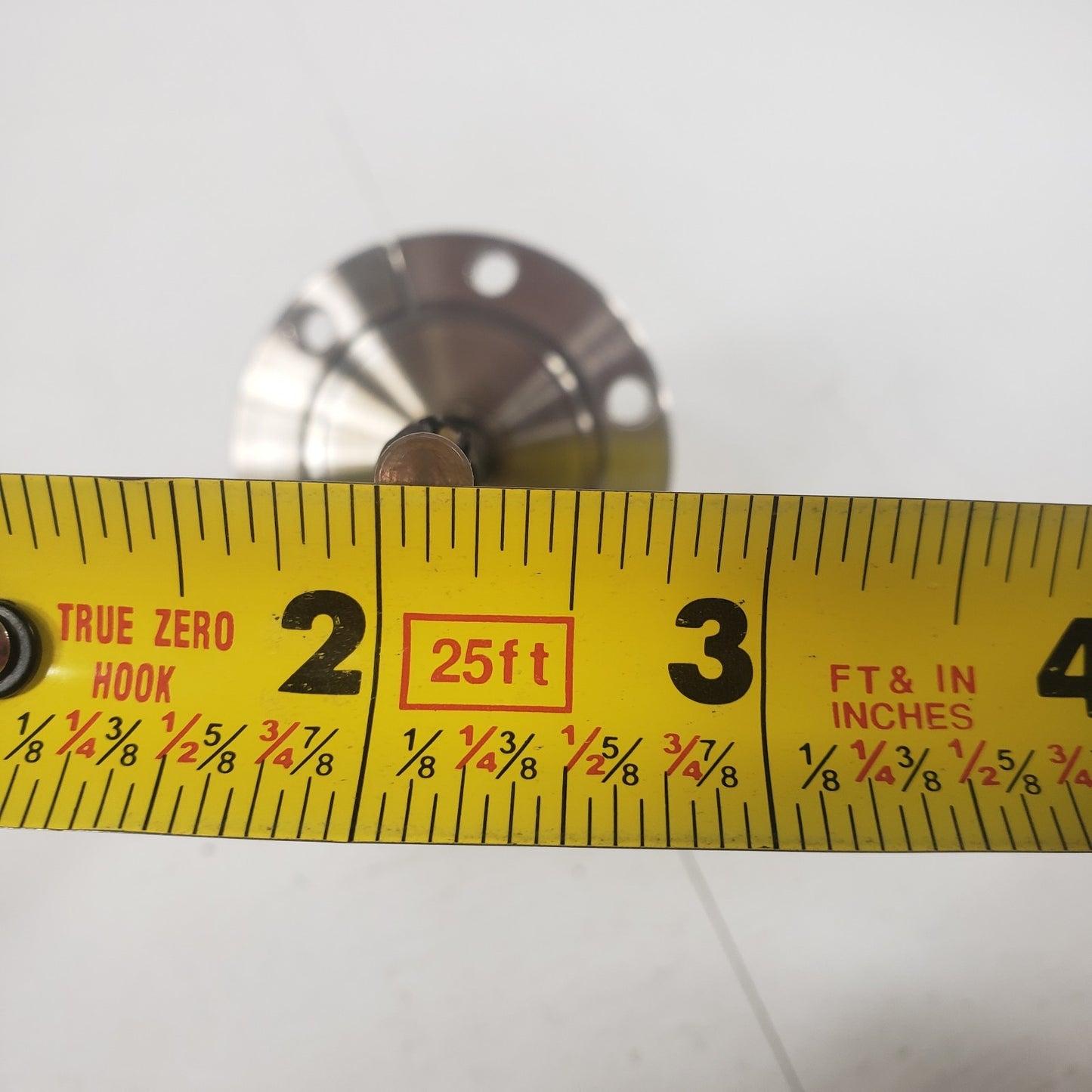 2.75" Conflat DN35CF UHV High Current 1/4" Copper Rod Power Feedthrough Ceramic