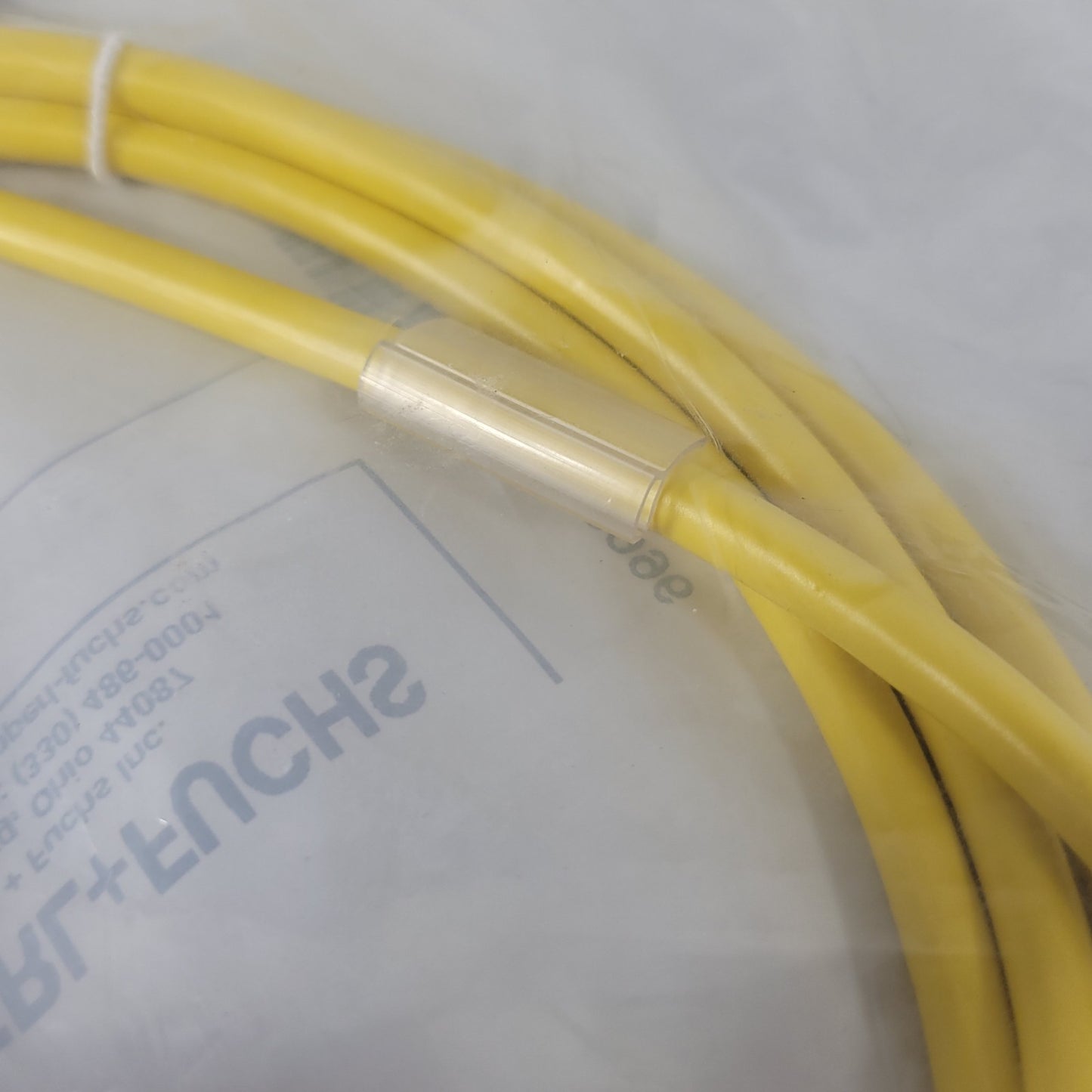 Pepperl Fuchs V1-W-YE2M-PVC 4-Pin Right Angle M12 Female Cordset 2M