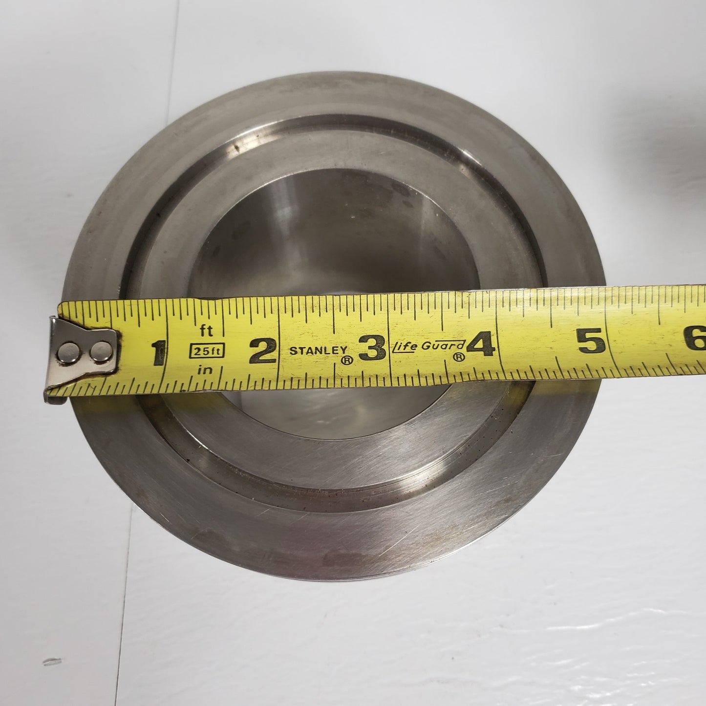 Adapter ISO-K 63 to ISO-K 100 Full Nipple Reducer w/ Side Port SS High Vacuum