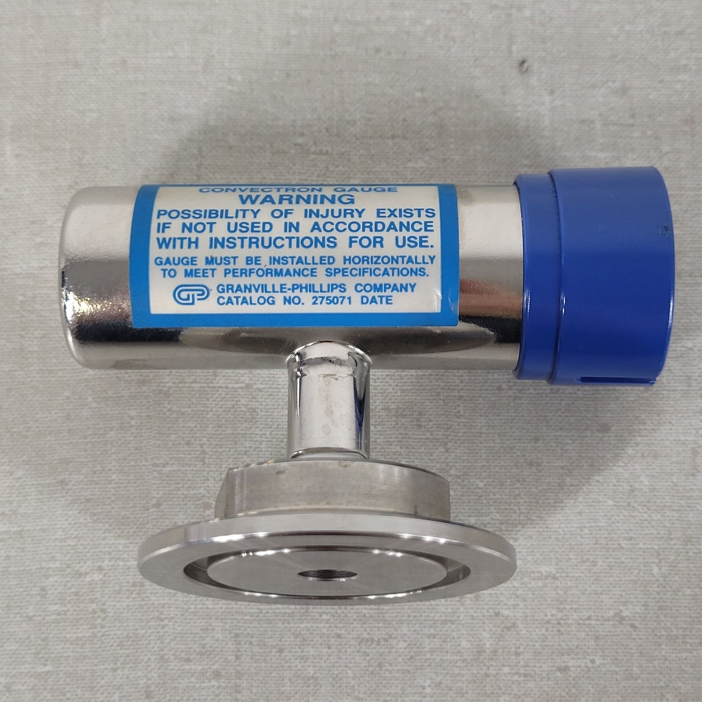 MKS Granville-Phillips 275071 Convectron Vacuum Gauge 1/8 NPT KF40 NW40 Adapter