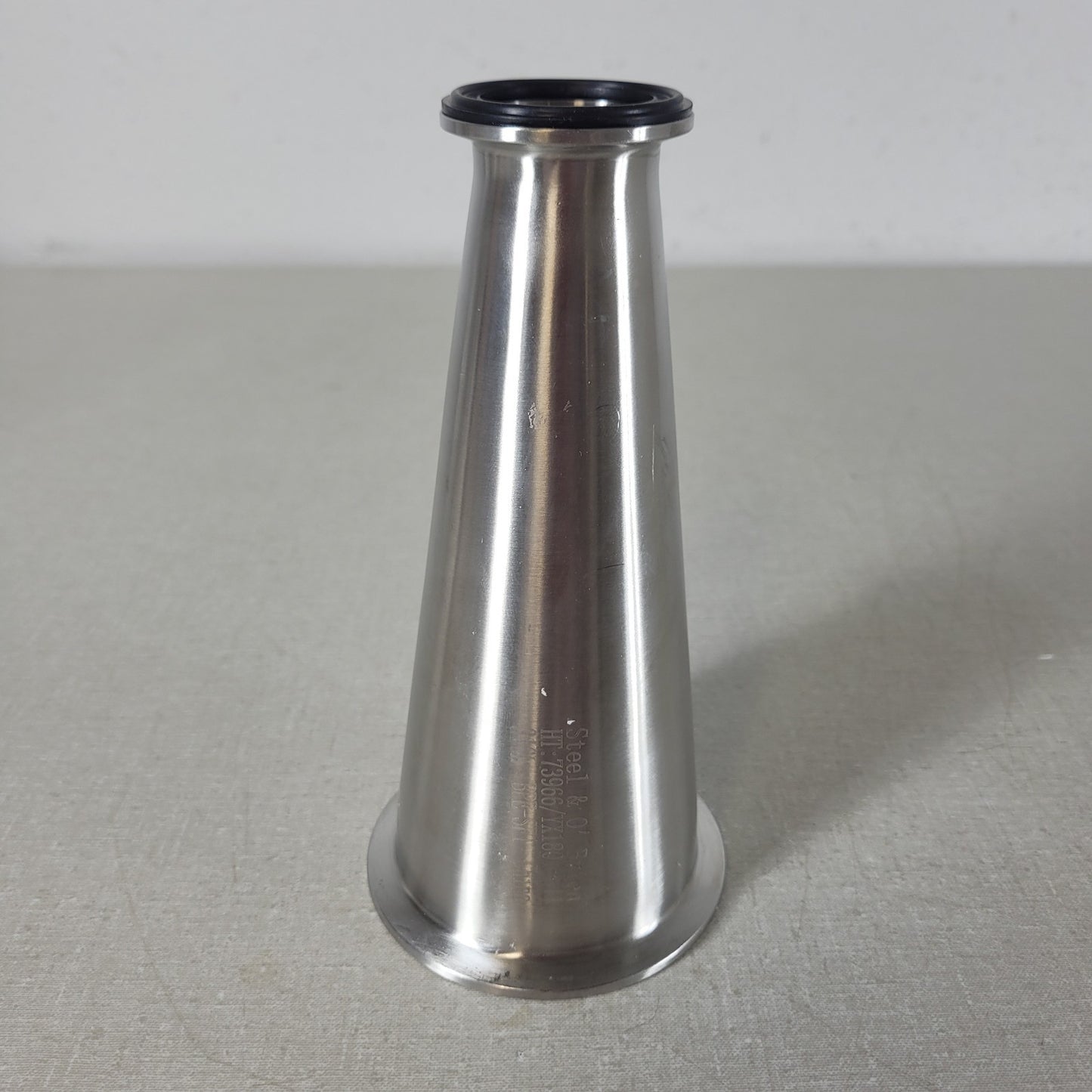 Steel & O" Brien 316L BPE-SFI Sanitary Tri Clamp Adapter 3" to 1"