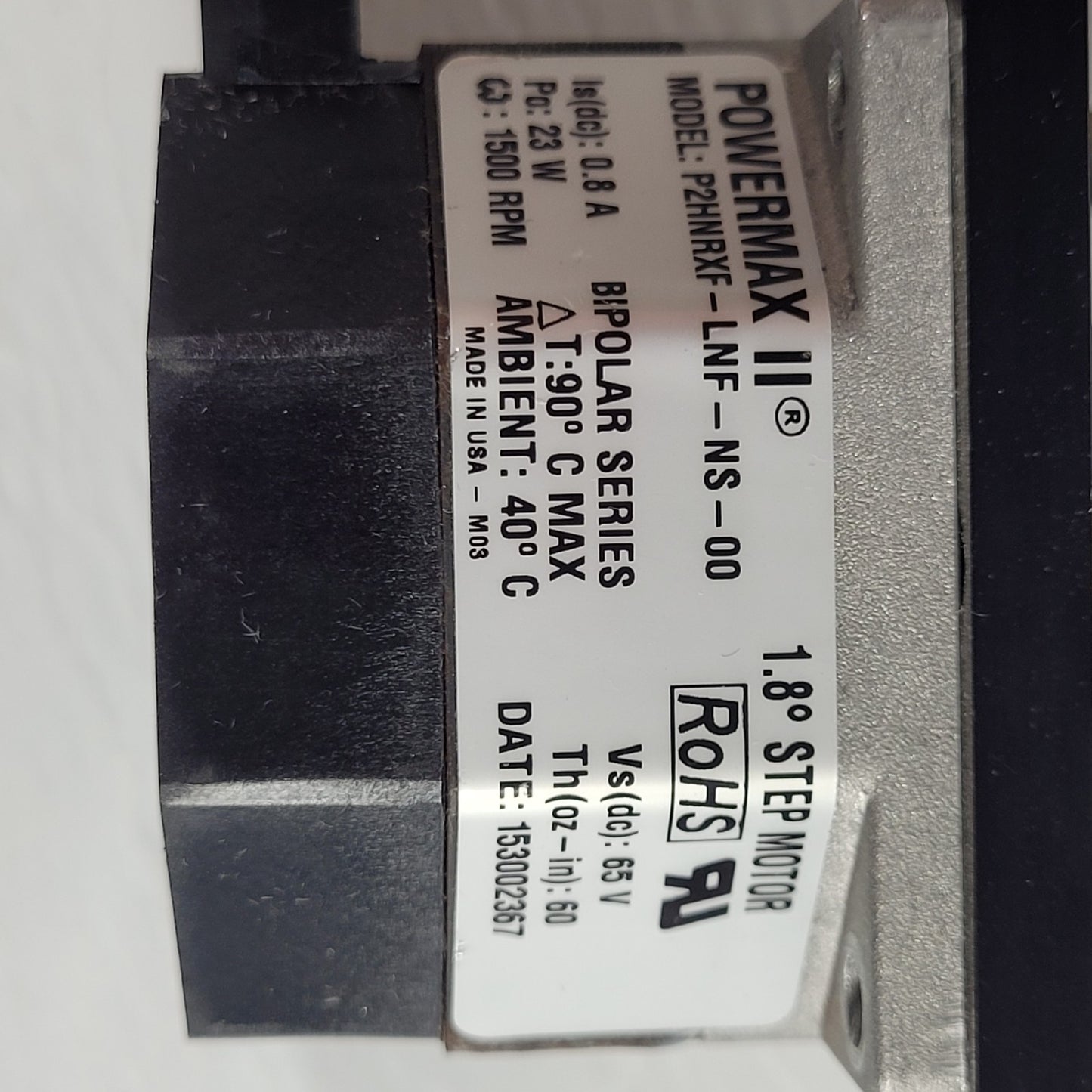 Pacific Scientific Powermax II P2HNRXF-LNF-NS-00 1.8 Degree Step Motor