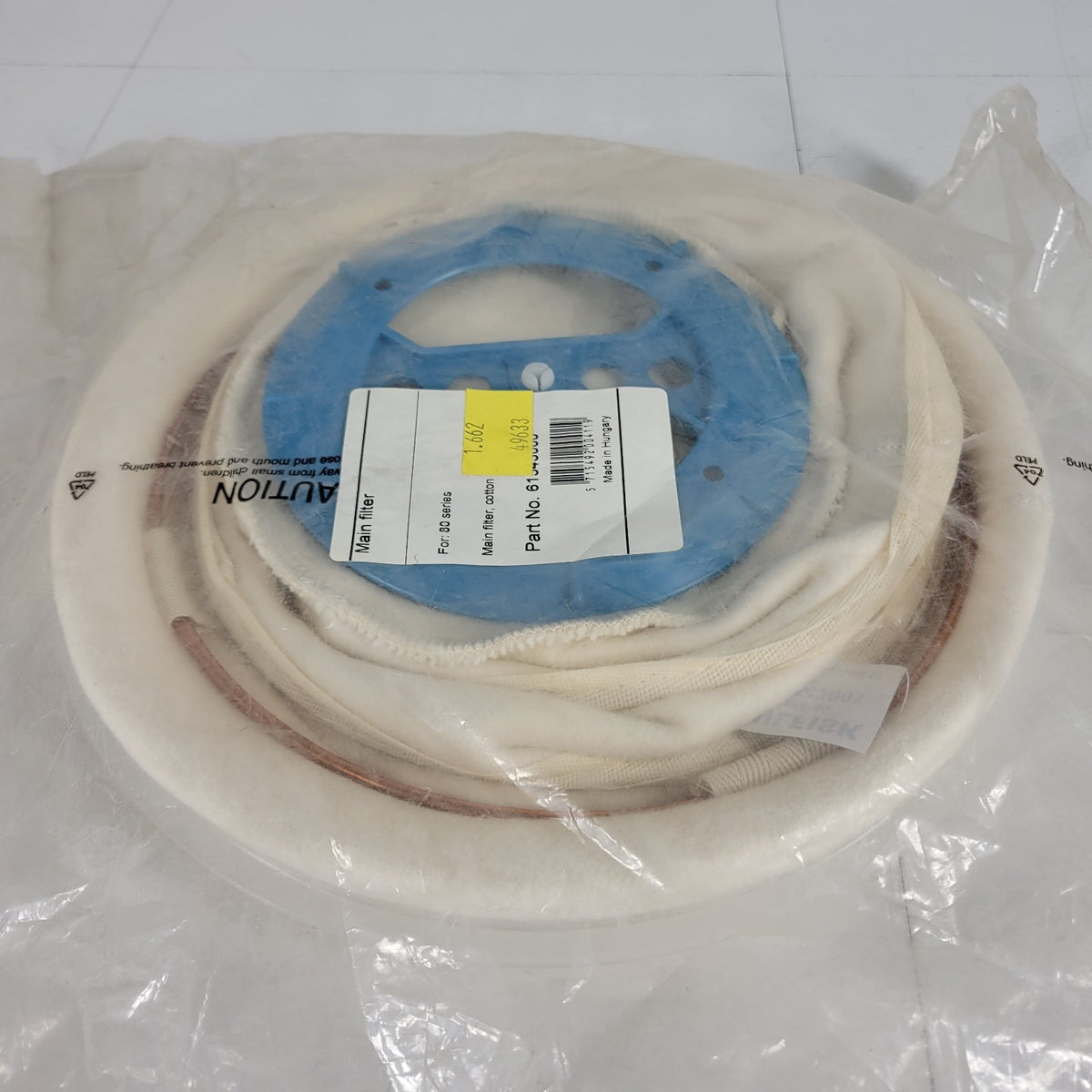Nilfisk 61543001 61543000 Cotton Main Filter GM80 GS80 80 Series Vacuum