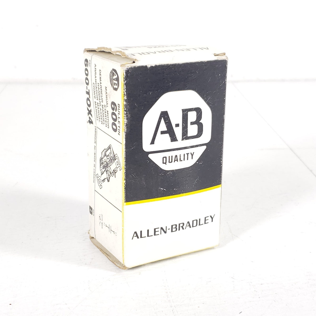 Allen-Bradley 600-TOX4 Series B Manual Motor Starter ON/OFF Switch w/ Box NOS