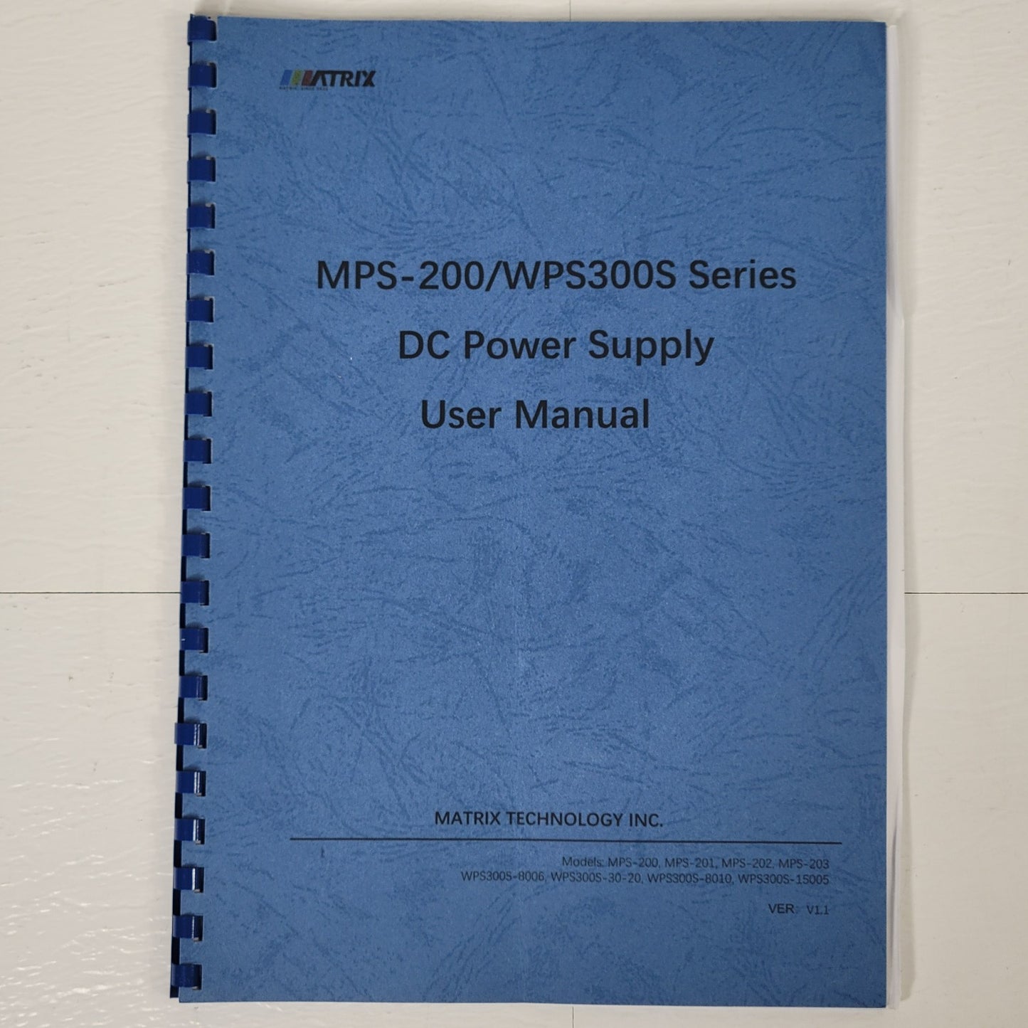 MATRIX WP300S-150-5 150V 5A 300W DC Power Supply w/ Instruction Manual USB RS232