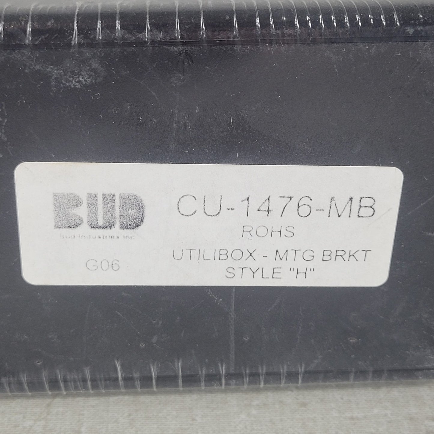 3 Units Bud Industries CU-1476-MB Utilibox ABS Plastic Enclosure Boxes w/Flanges