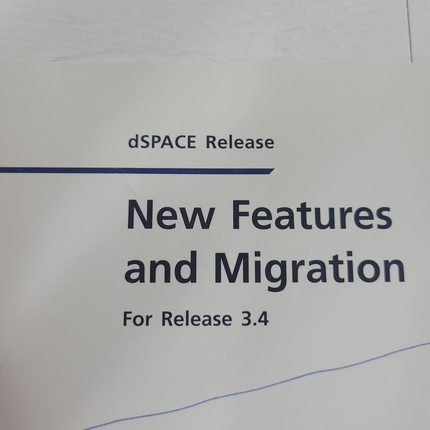 dSPACE Release 3.4 New Features & Migration RCP HIL Software Manual May 2002