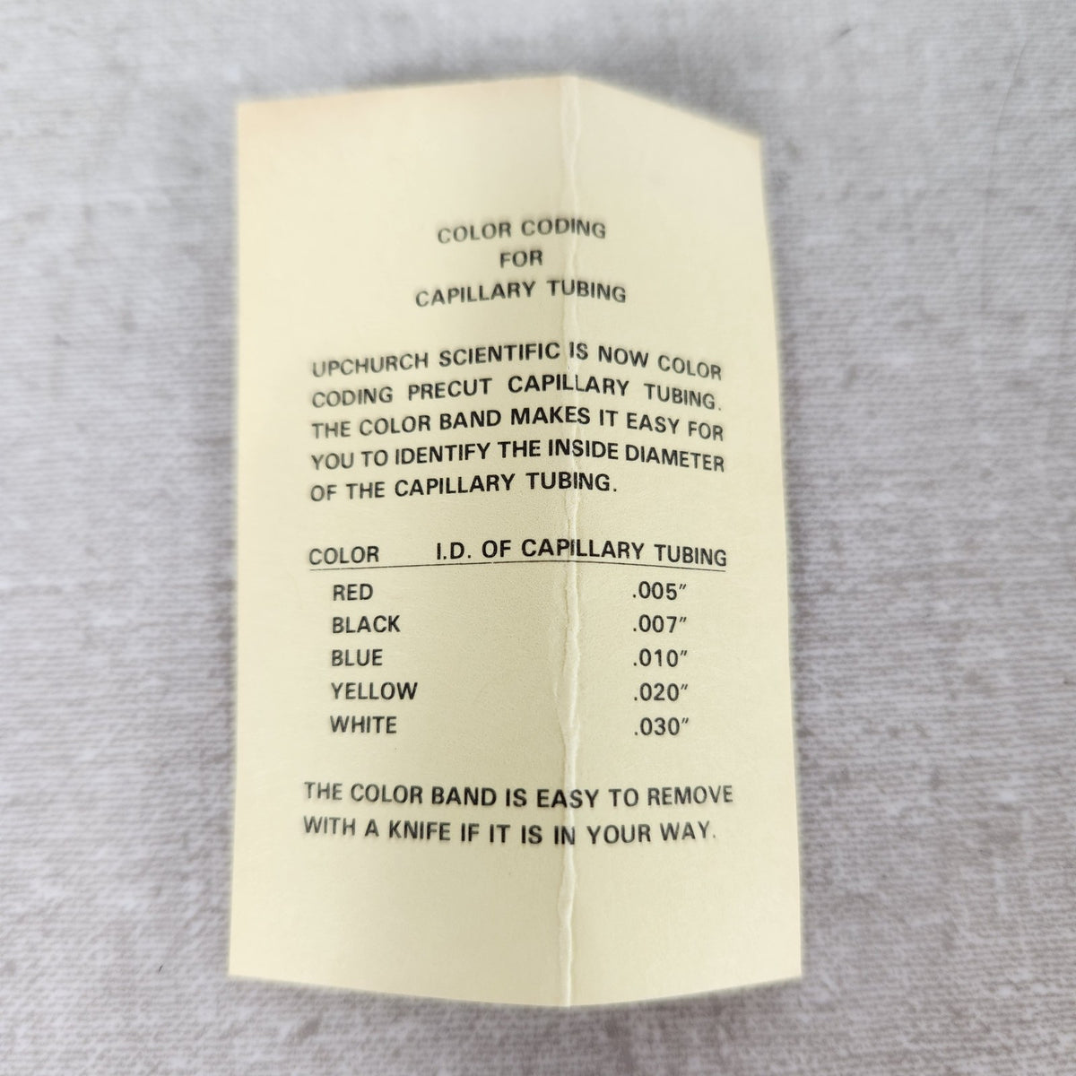 2x Upchurch Scientific U-112 1/16in OD .010in ID 10cm 316SS HPLC Tubing