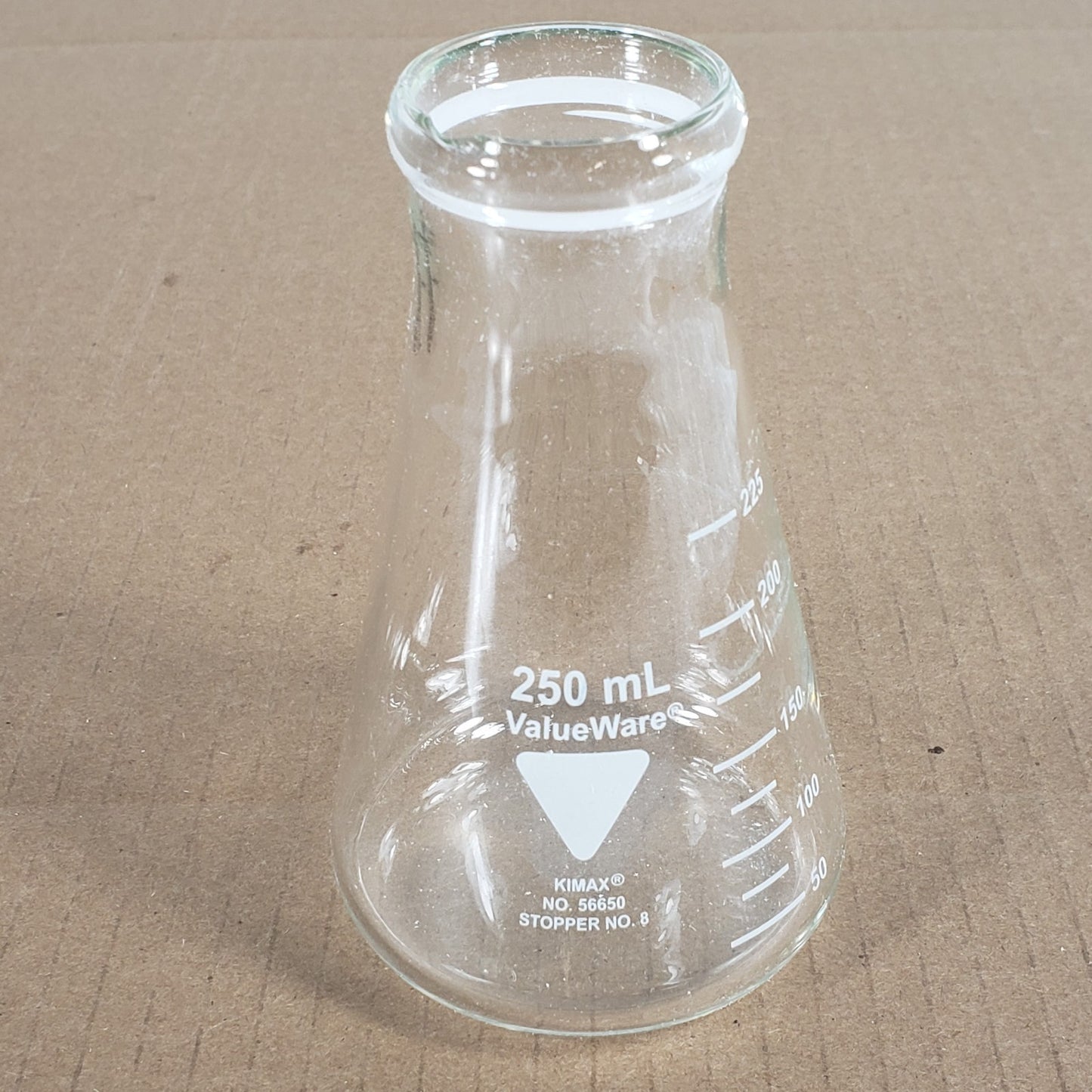 Lot of 14 Valueware/Pyrex 56650/26501/5100/4980 250mL Erlenmeyer Flasks