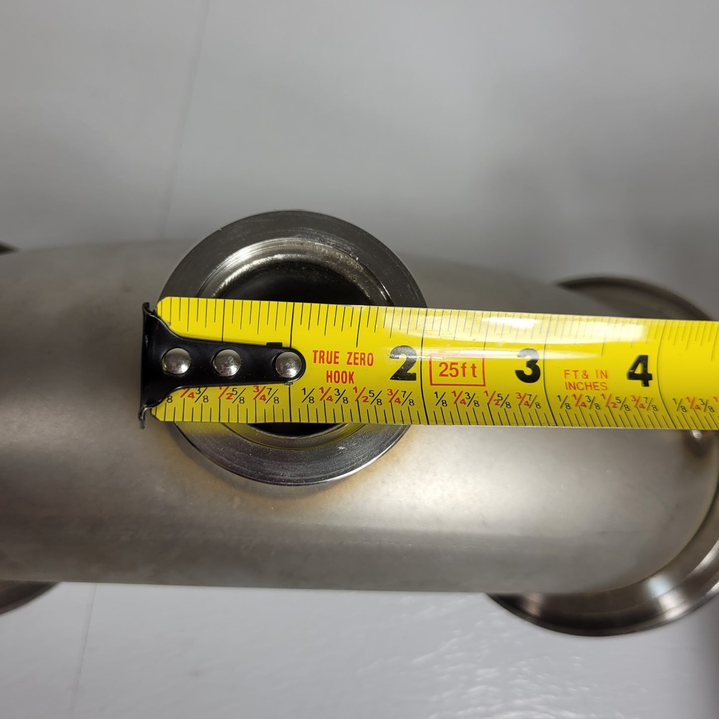 ISO-K100 to KF40 High Vacuum 90° Elbow Adapter Tee w/ 1/4" VCR Side Port