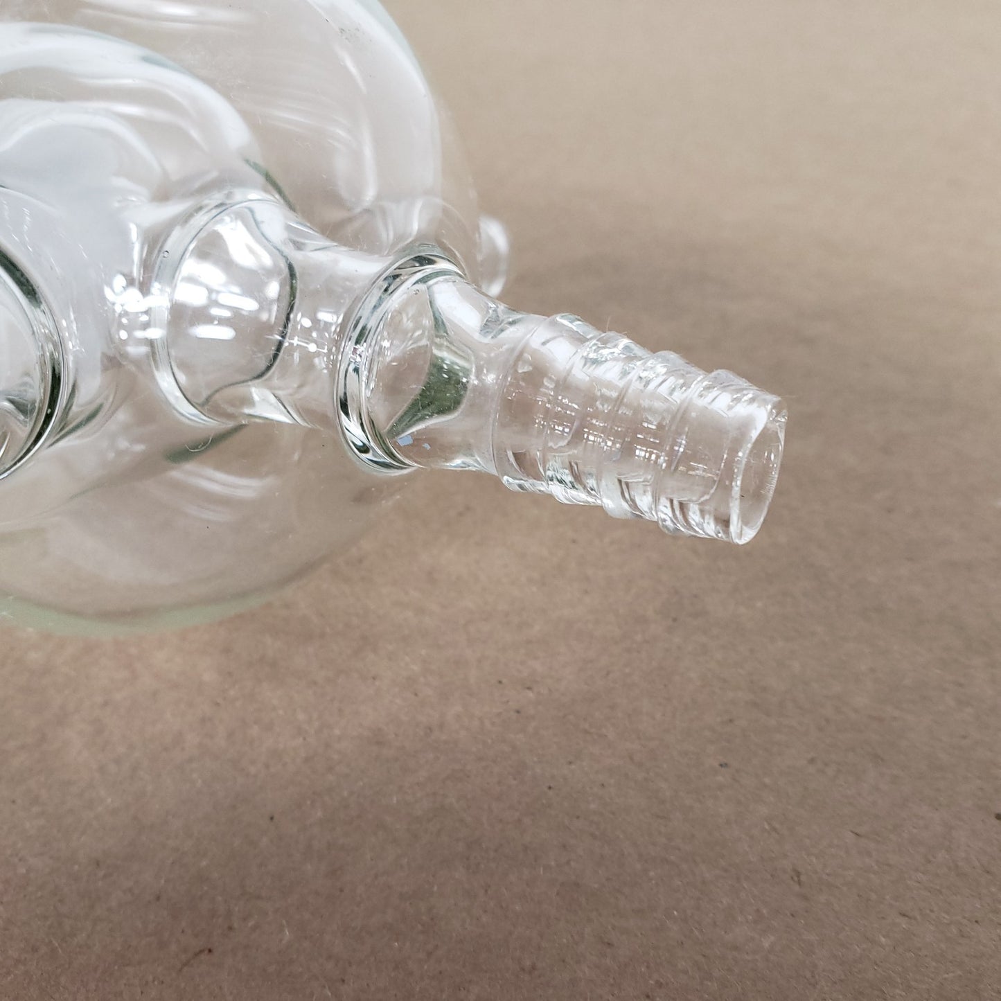 Custom Borosilicate Glass Shell & Tube Heat Exchanger w/Water Jacket Condenser