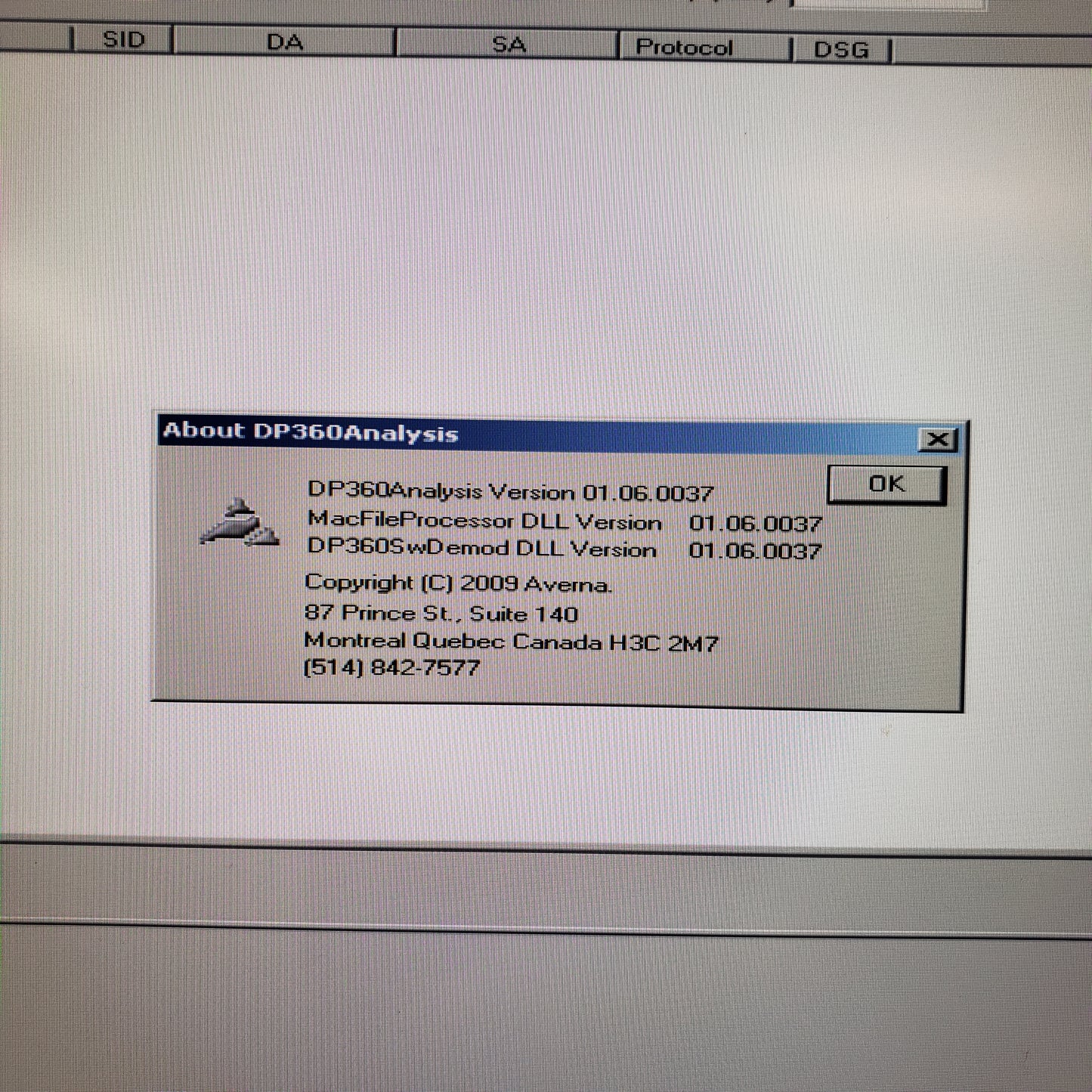 *READ* Averna DP-360 DOCSIS Protocol Analyzer Multi-Channel Upstream/Downstream