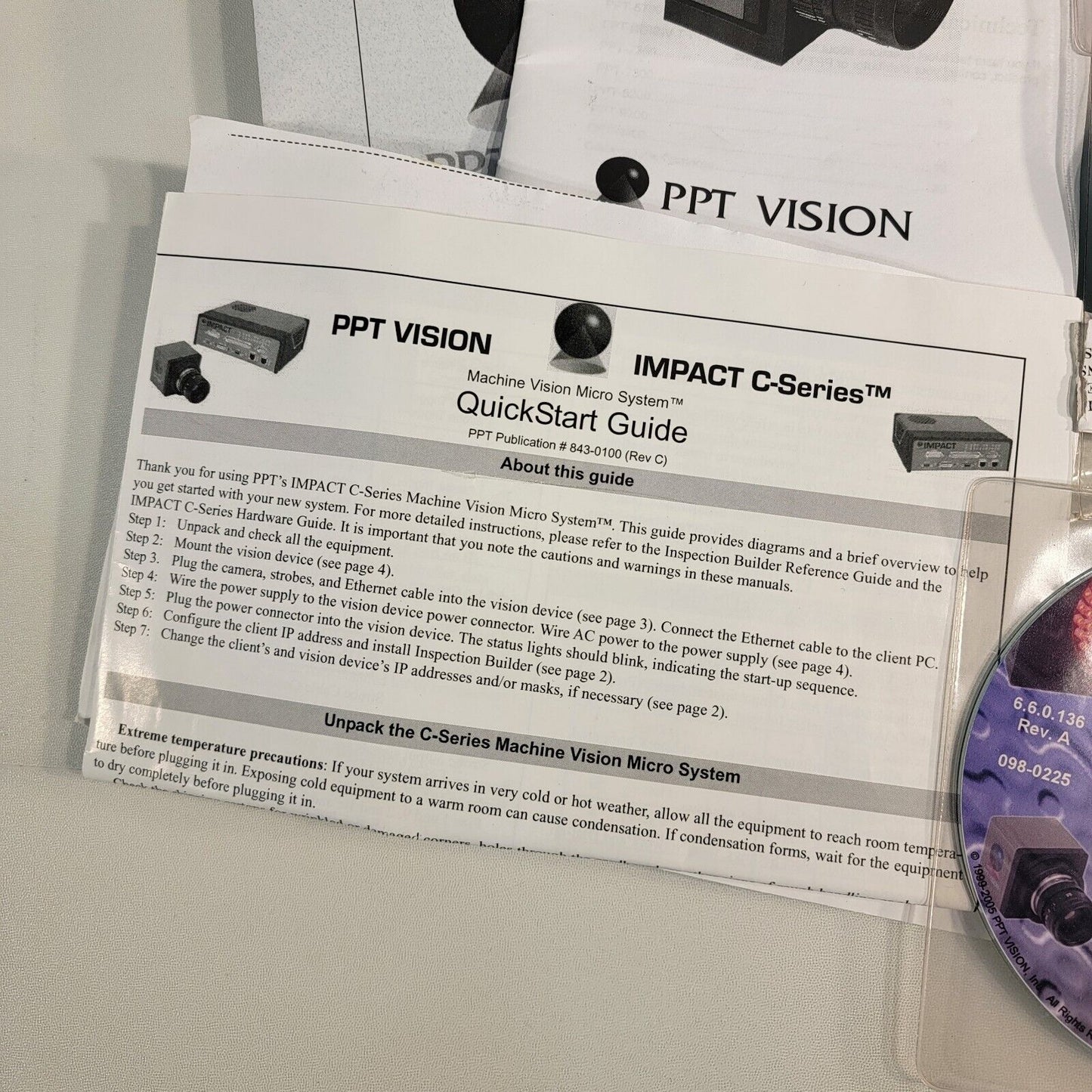 Impact Camera Inspection Builder Software and Utilities Runtime w/ User Guide