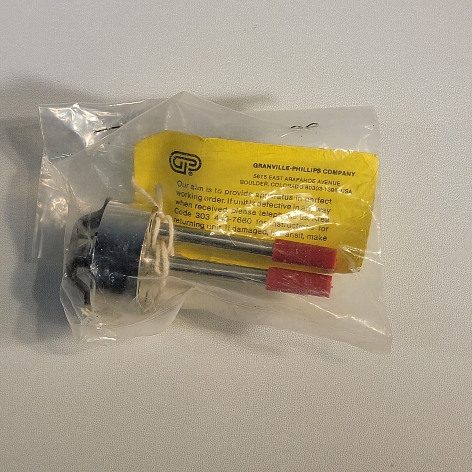 GranvillePhillips 006211100 Vacuum Check Valve Head Lab Liquidators