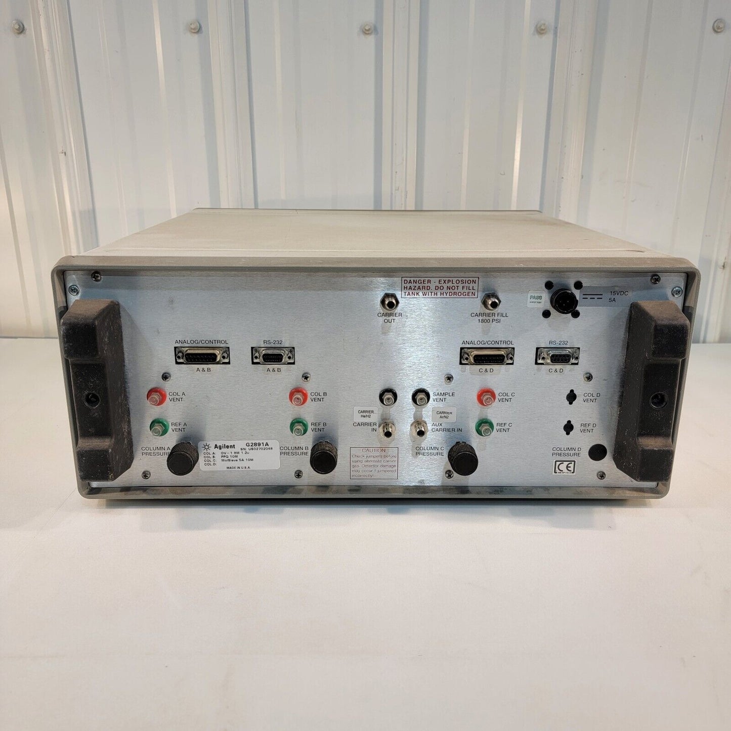 Agilent G2891A Quad Micro GC Portable Gas Chromatograph OV-1 8M 1.2u PPQ 10M Mol