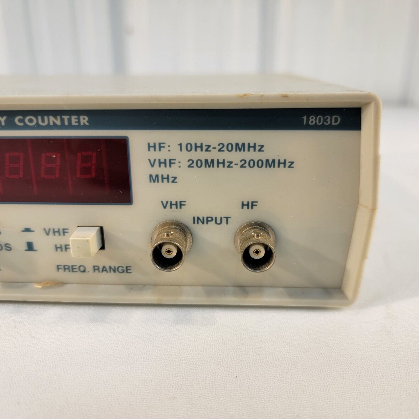 BK PRECISION 1803D 10Hz-200MHz Frequency Counter Tested Works