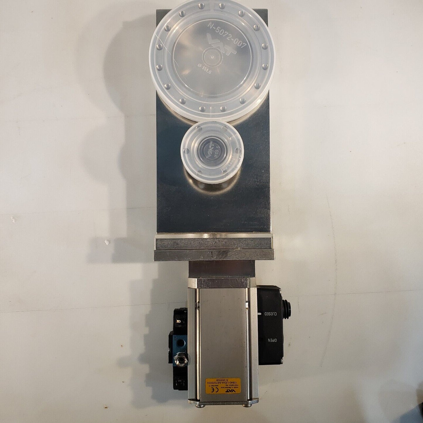 VAT Gate Valve DN100CF 6" OD Conflat Flange Pneumatic Valve High Vacuum w/ Purge