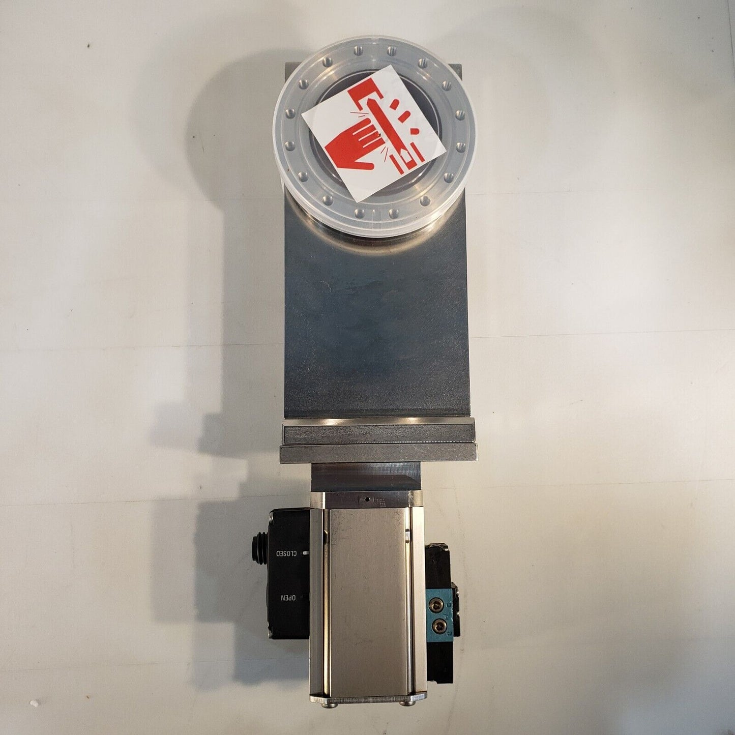 VAT Gate Valve DN100CF 6" OD Conflat Flange Pneumatic Valve High Vacuum w/ Purge