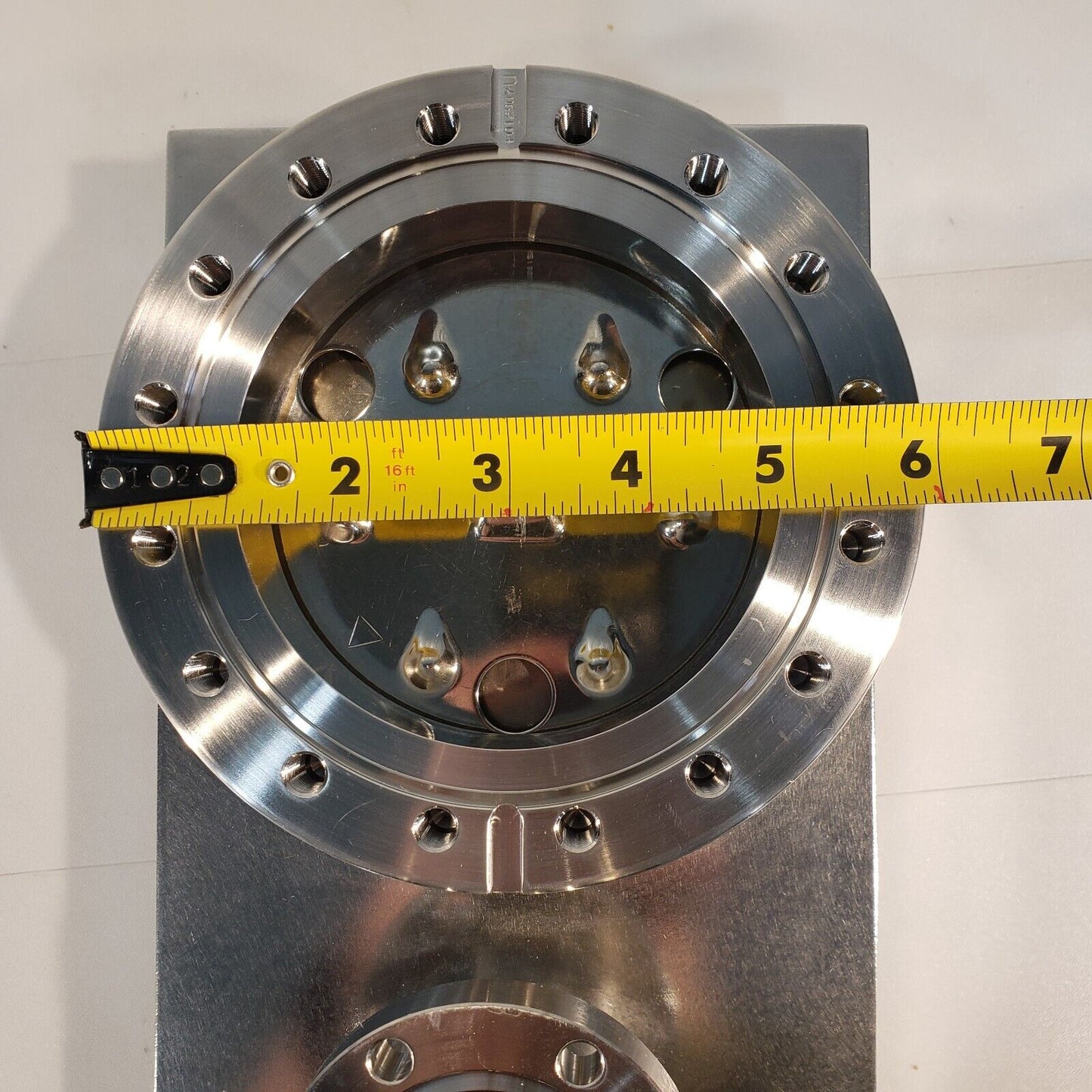 VAT Gate Valve DN100CF 6" OD Conflat Flange Pneumatic Valve High Vacuum w/ Purge